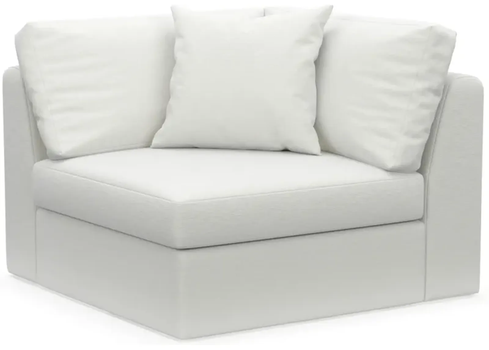 Collin Foam Comfort Corner Chair - Contessa Vanilla