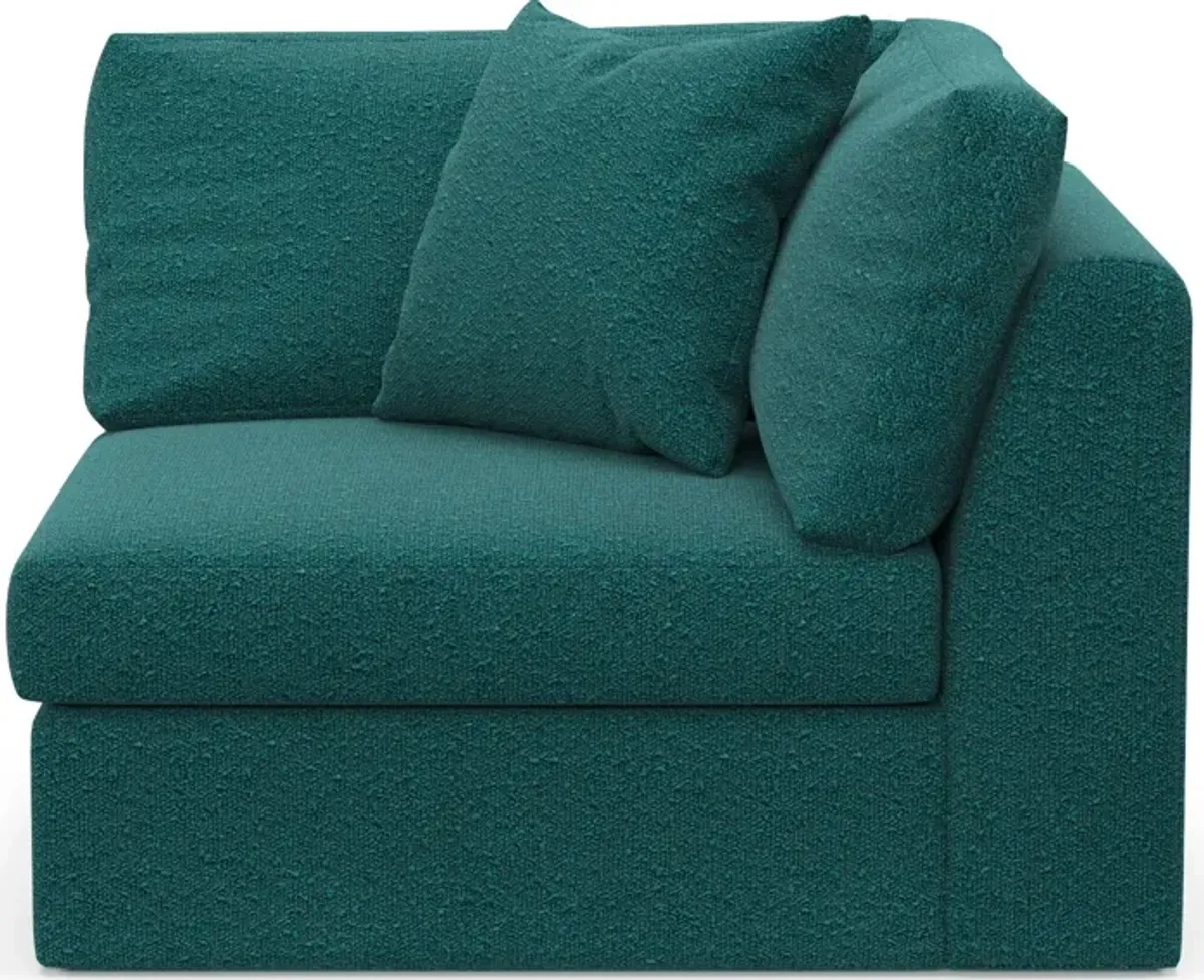 Collin Foam Comfort Corner Chair - Bloke Peacock