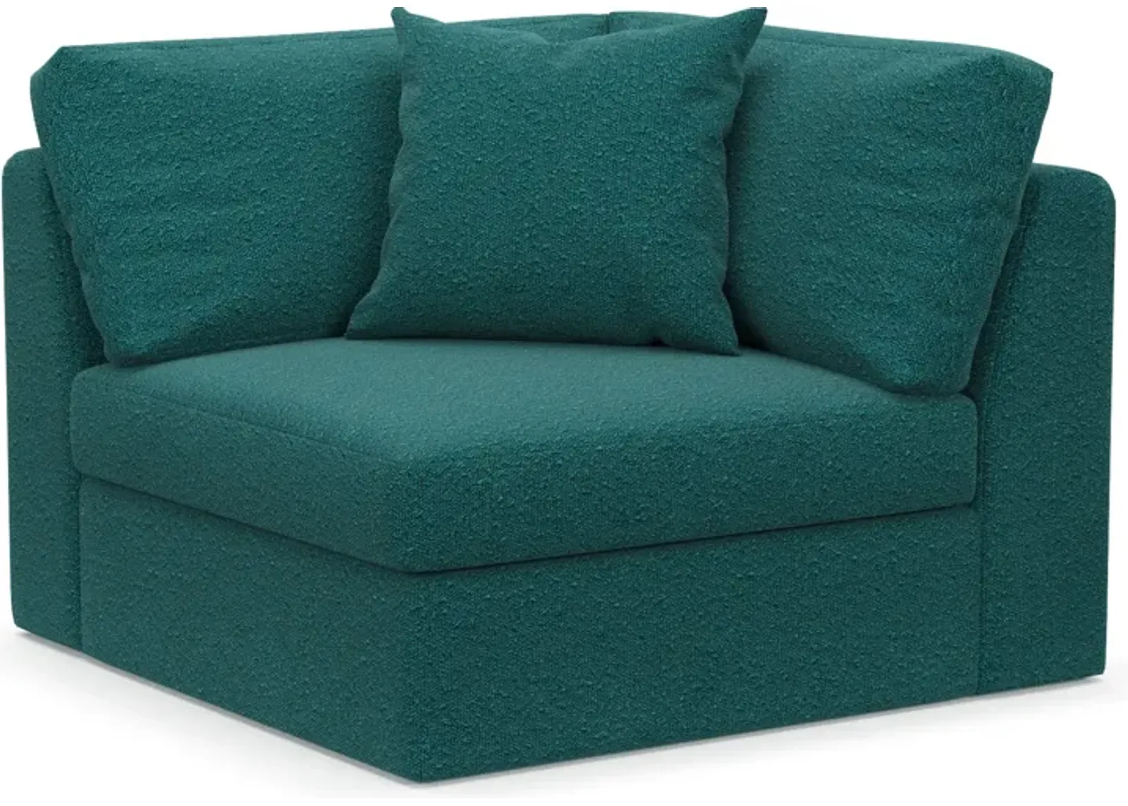 Collin Foam Comfort Corner Chair - Bloke Peacock