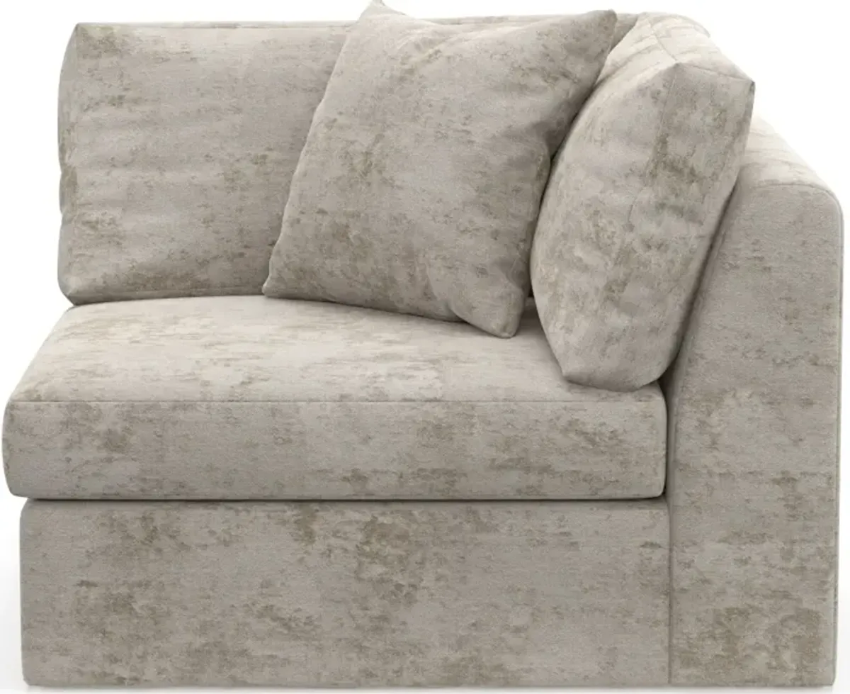 Collin Foam Comfort Corner Chair - Hearth Cement