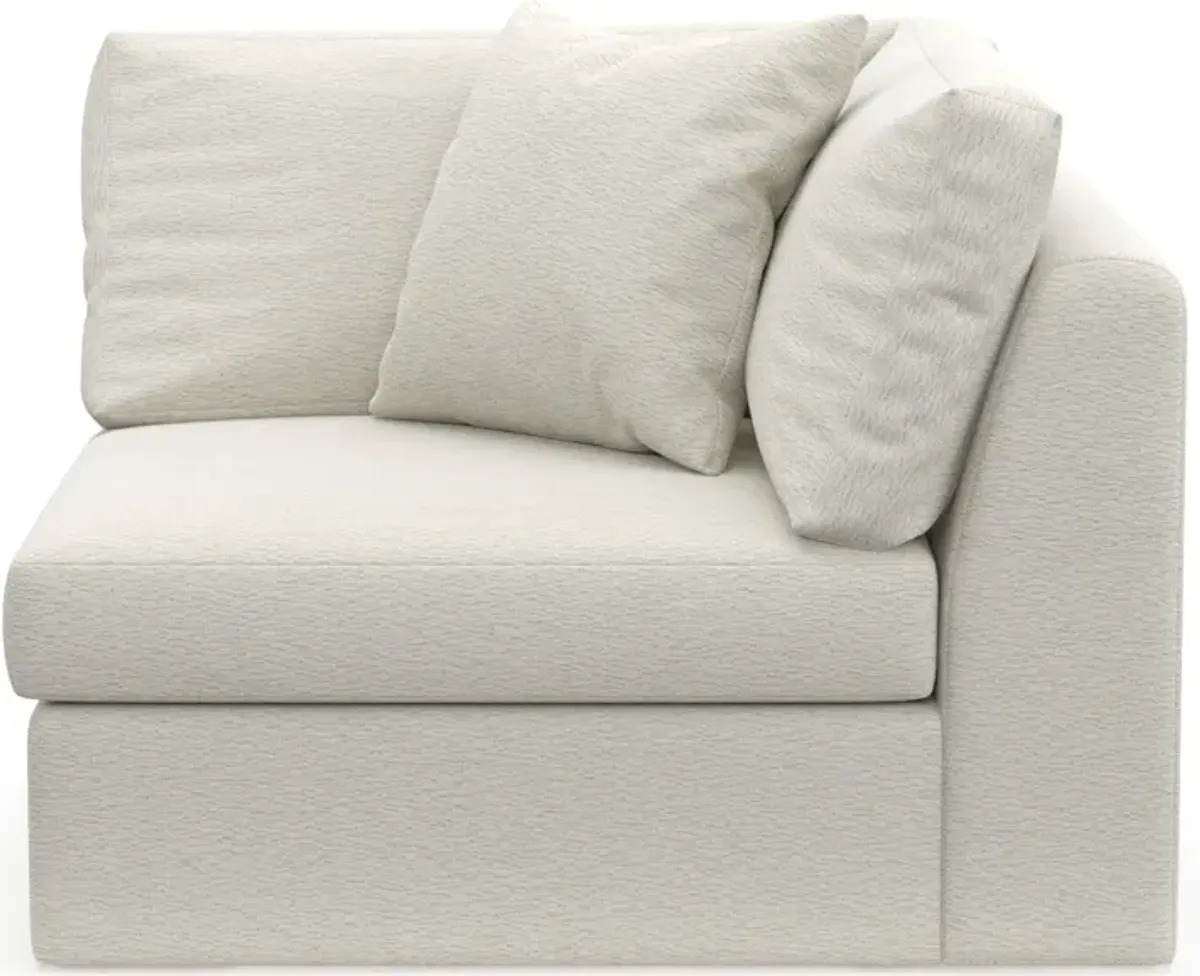 Collin Foam Comfort Corner Chair - Living Large White