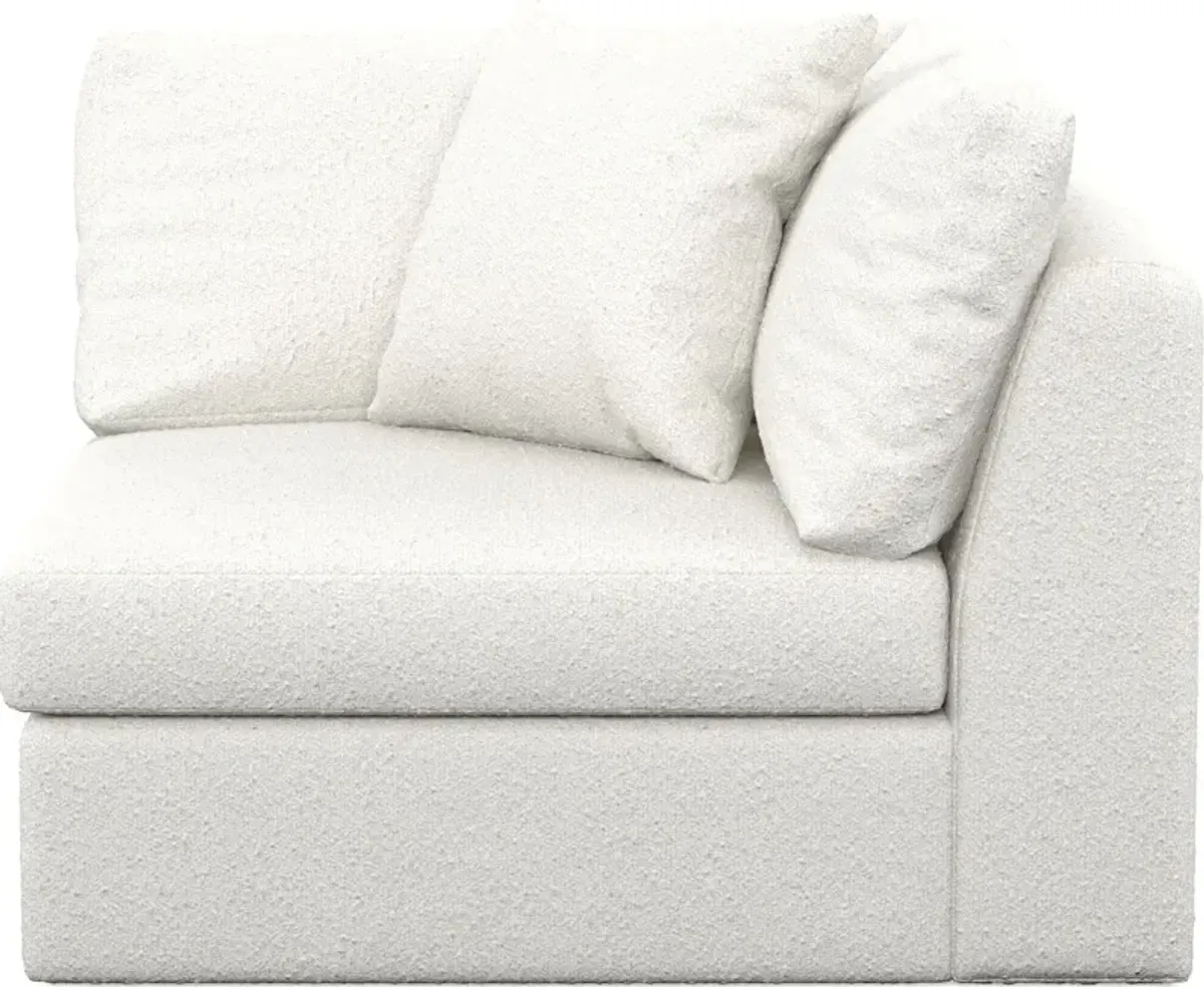 Collin Foam Comfort Corner Chair - Bloke Snow