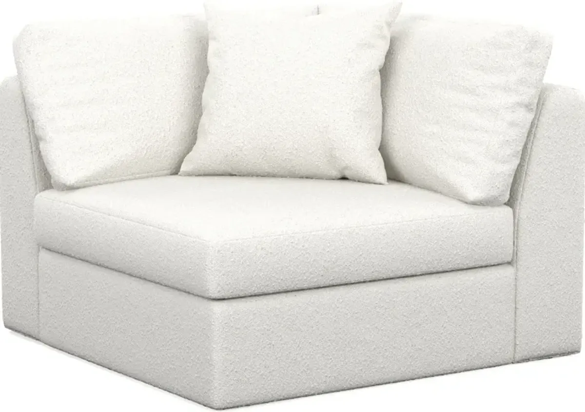 Collin Foam Comfort Corner Chair - Bloke Snow