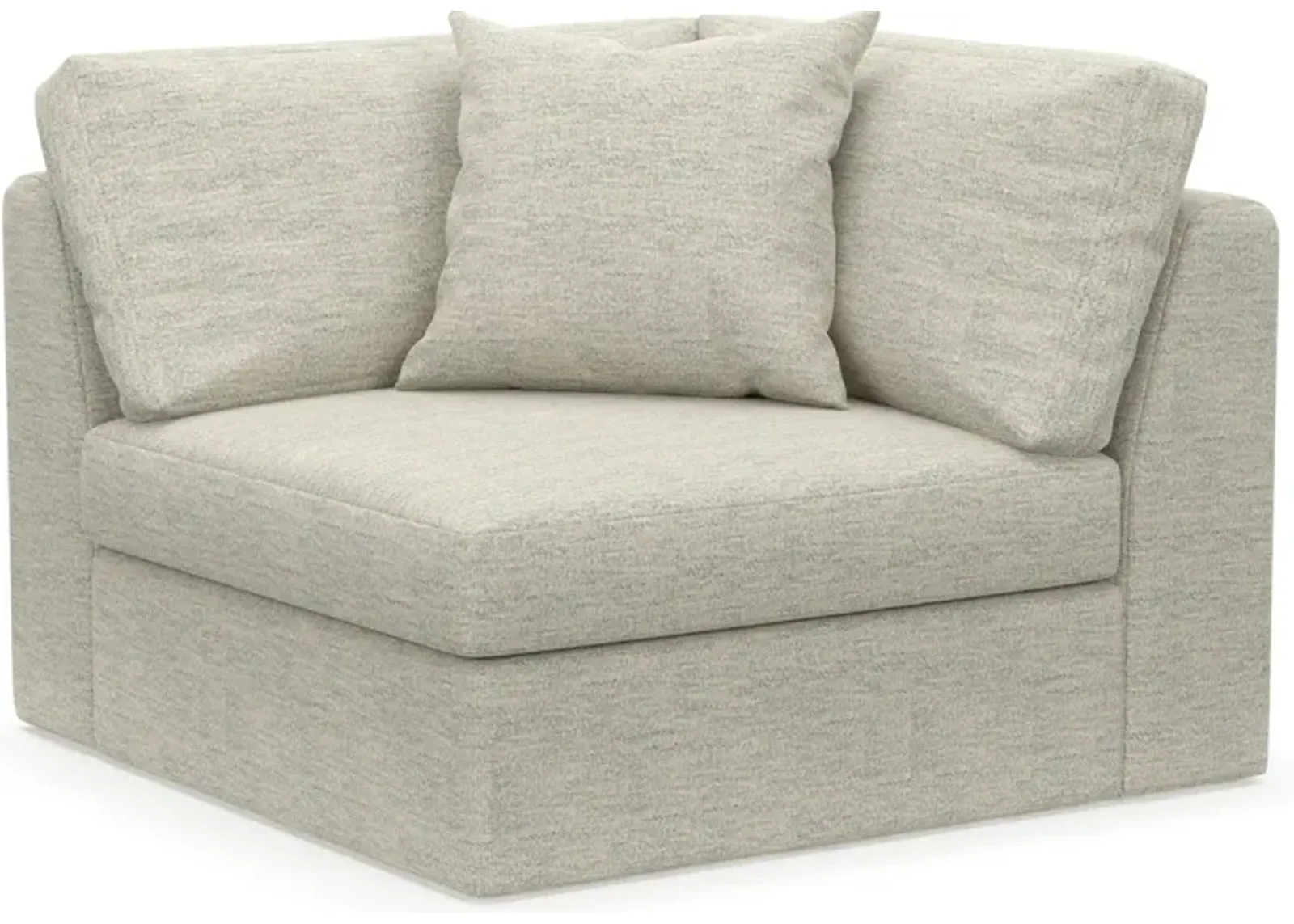 Collin Hybrid Comfort Corner Chair - Merino Chalk