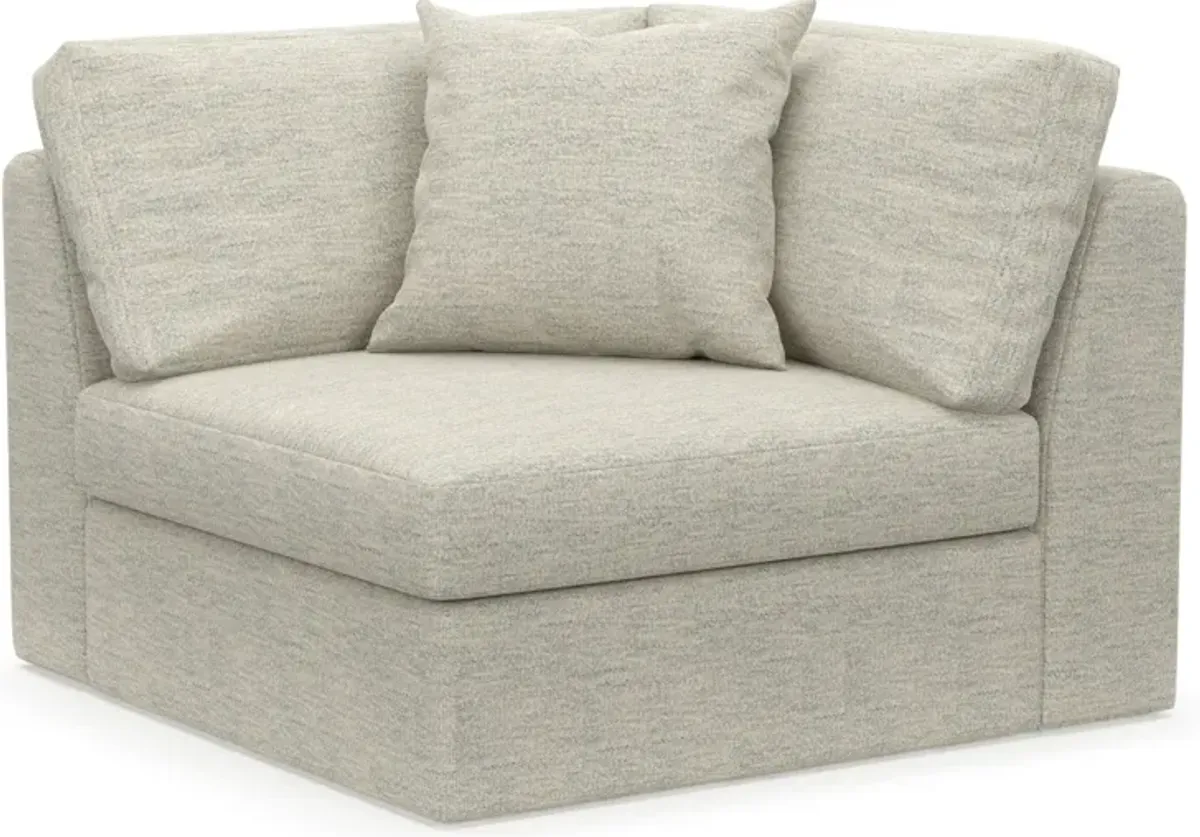 Collin Hybrid Comfort Corner Chair - Merino Chalk