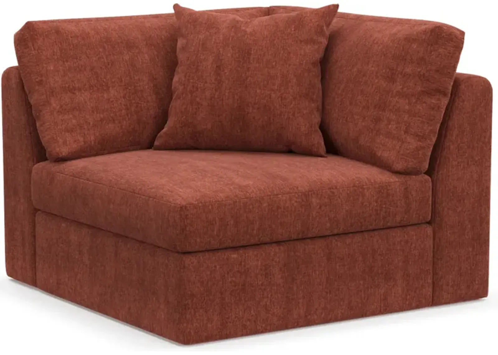 Collin Hybrid Comfort Corner Chair - Contessa Paprika