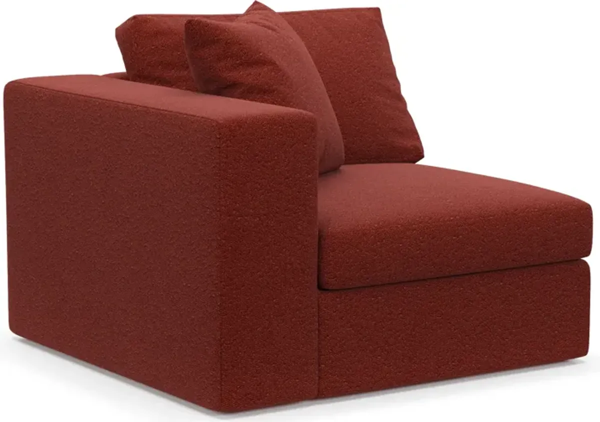 Collin Foam Comfort Left-Facing Chair - Bloke Brick