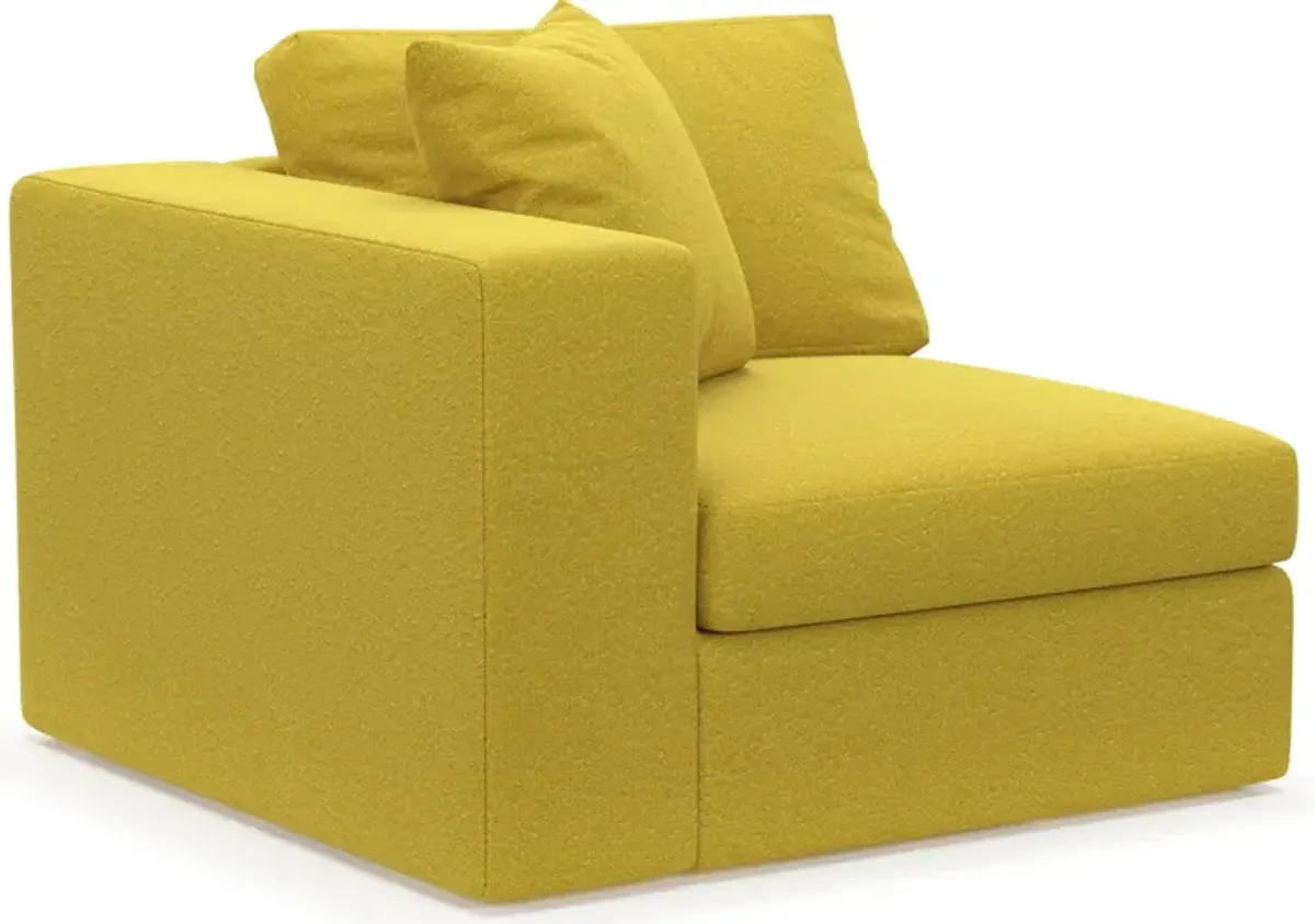 Collin Foam Comfort Left-Facing Chair - Bloke Goldenrod