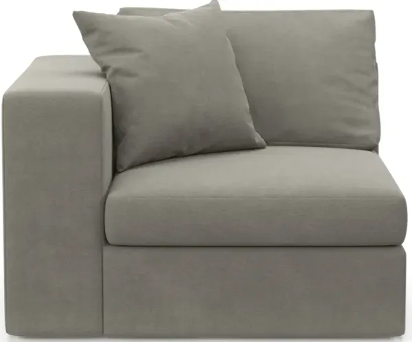 Collin Foam Comfort Left-Facing Chair - Abington Fog