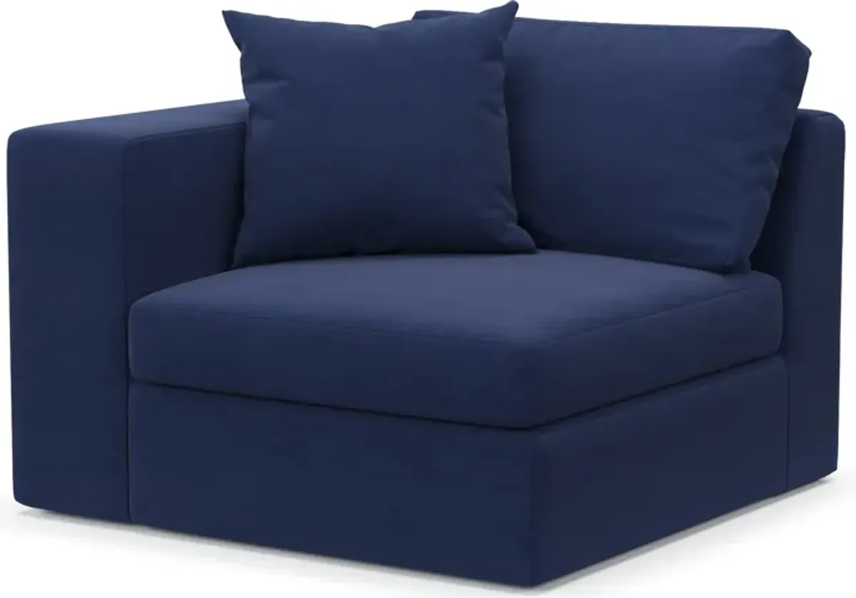 Collin Foam Comfort Left-Facing Chair - Abington Indigo