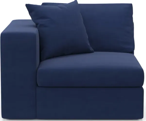 Collin Foam Comfort Left-Facing Chair - Abington Indigo