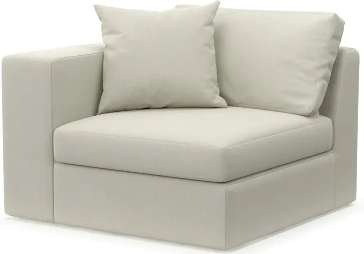 Collin Foam Comfort Left-Facing Chair - Anders Ivory