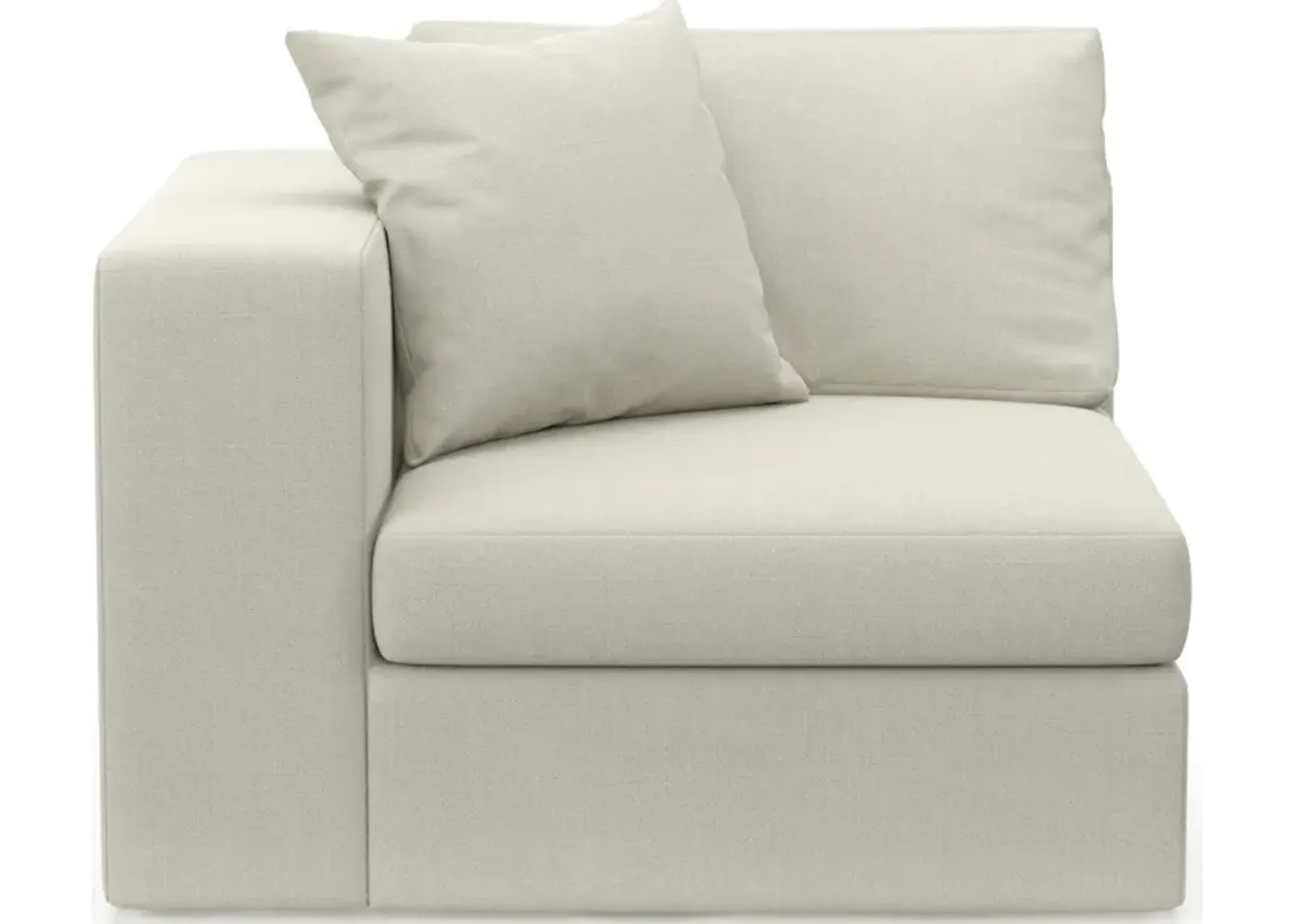 Collin Foam Comfort Left-Facing Chair - Anders Ivory