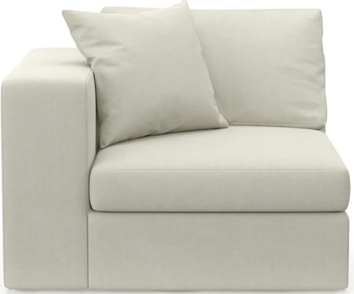 Collin Foam Comfort Left-Facing Chair - Anders Ivory