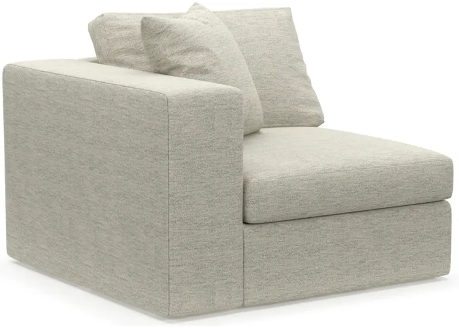 Collin Hybrid Comfort Left-Facing Chair - Merino Chalk