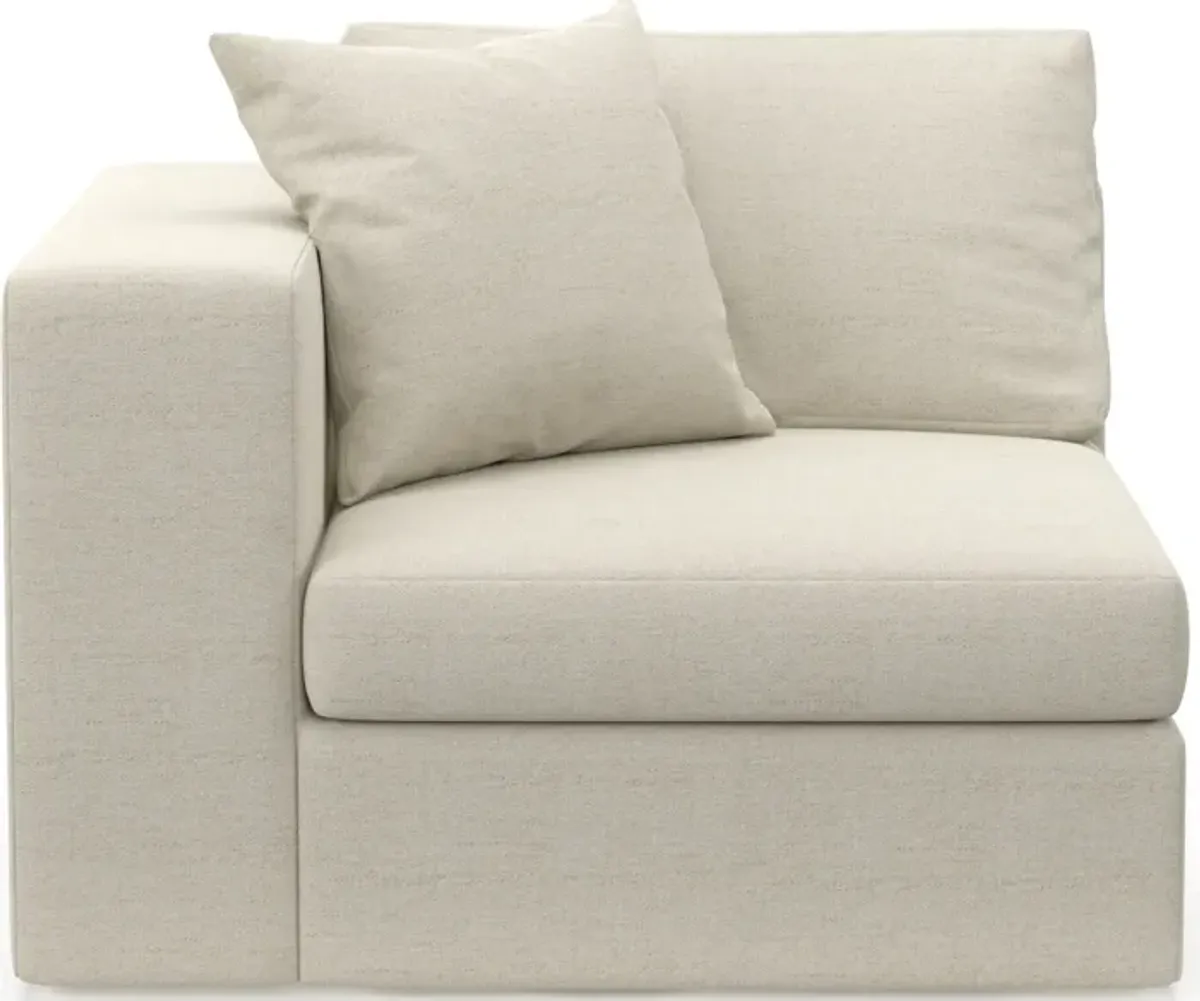 Collin Hybrid Comfort Left-Facing Chair - Curious Pearl