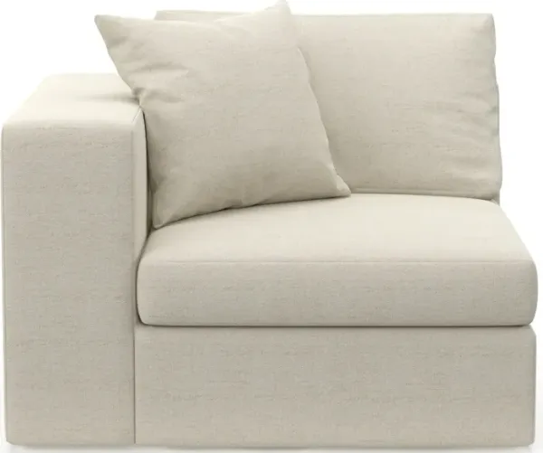 Collin Hybrid Comfort Left-Facing Chair - Curious Pearl