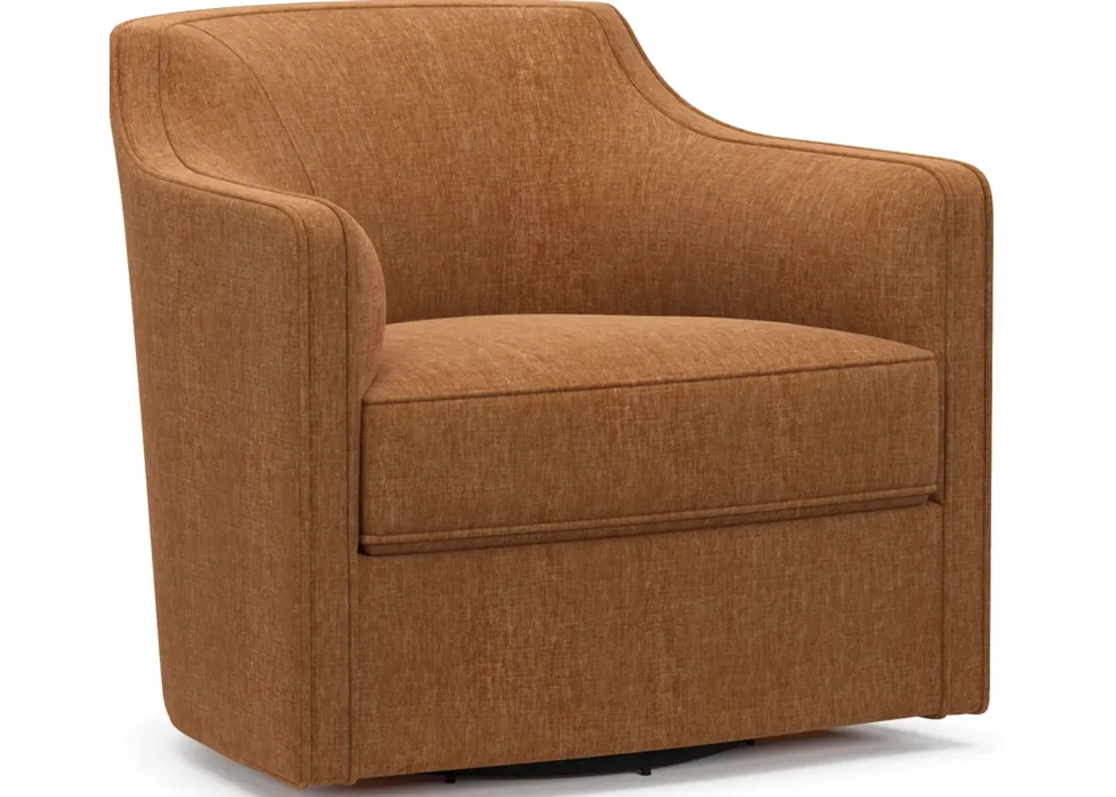 Tegan Accent Swivel Chair - Contessa Ginger