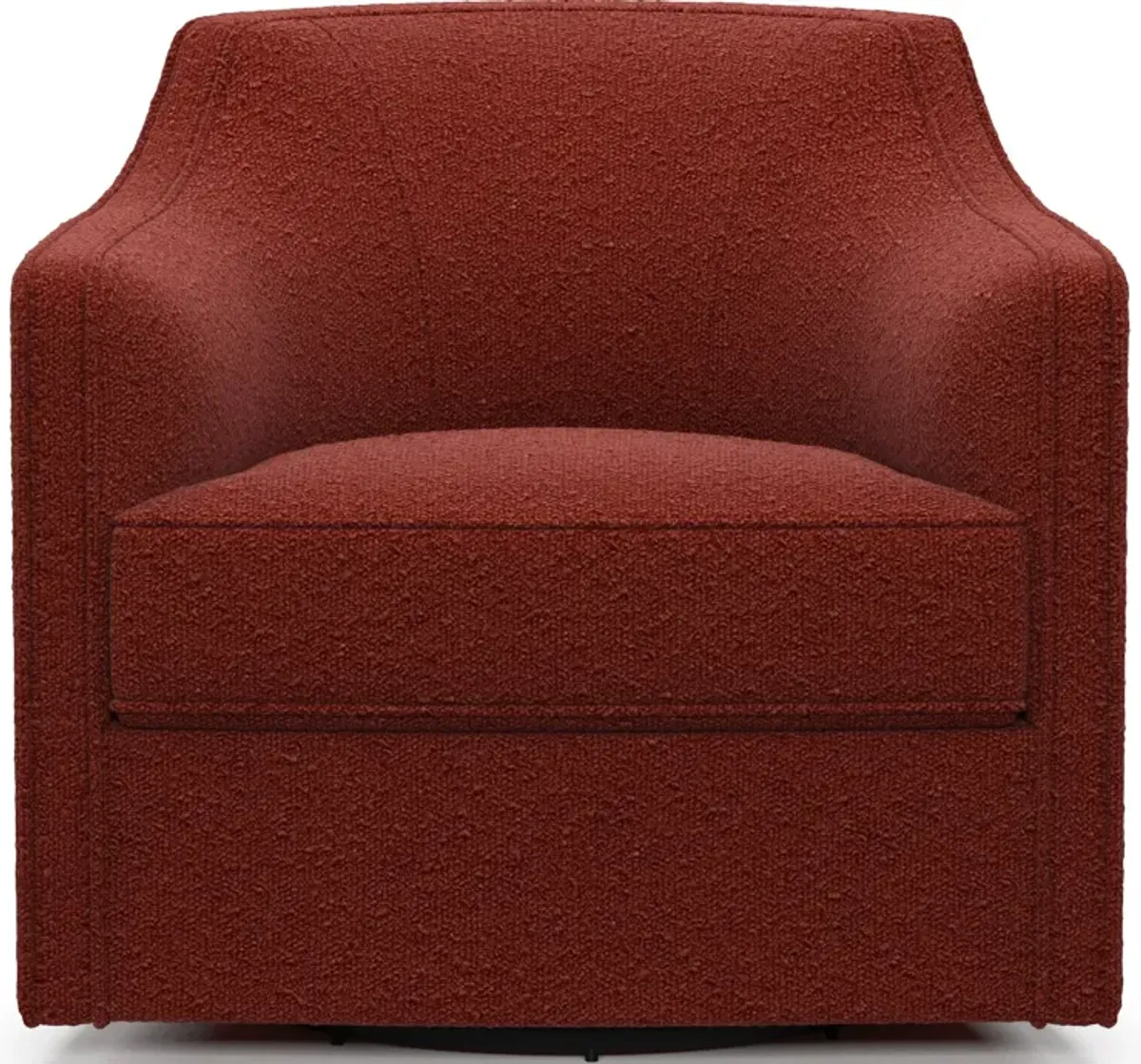 Tegan Accent Swivel Chair - Bloke Brick