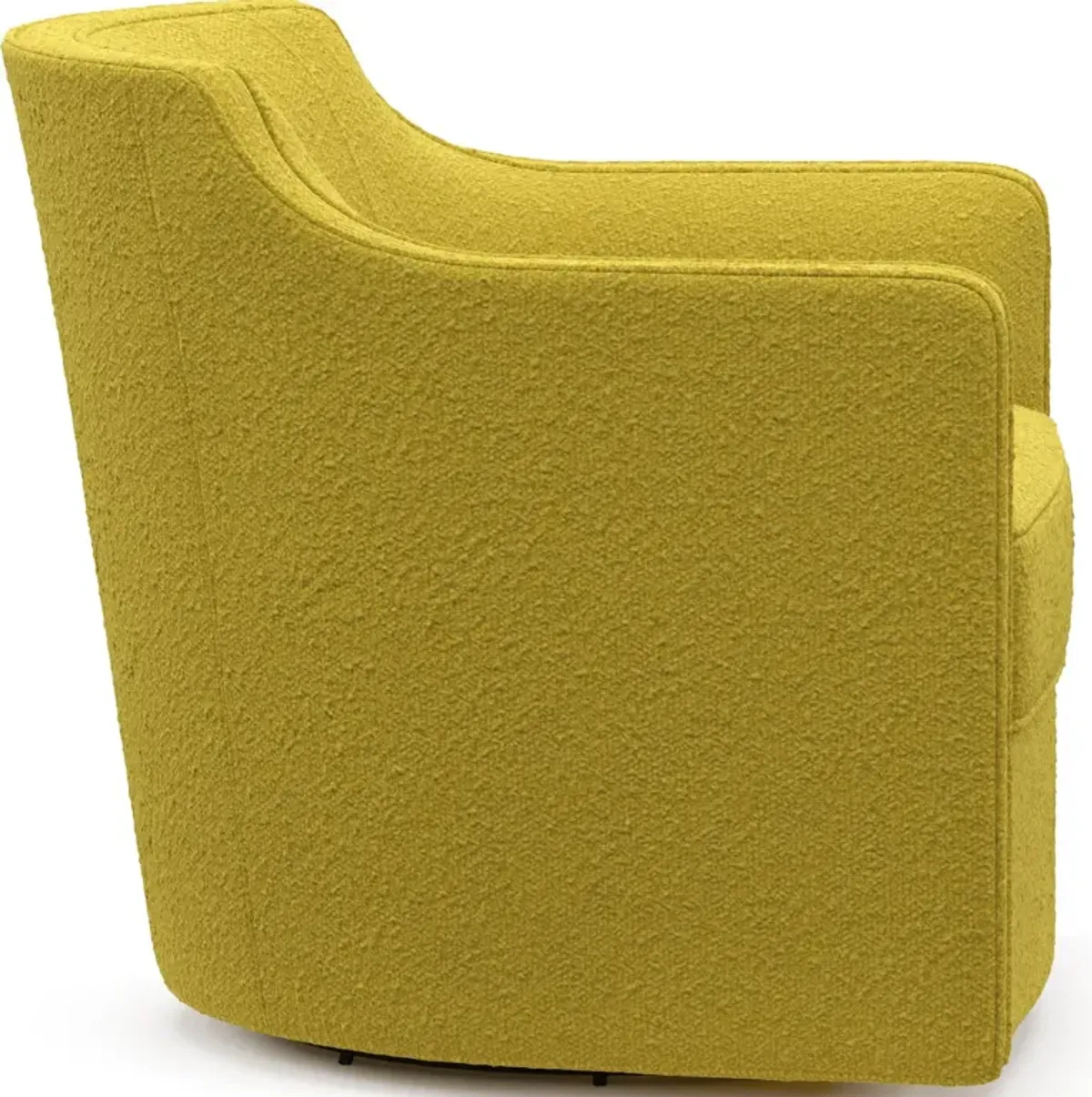 Tegan Accent Swivel Chair - Bloke Goldenrod