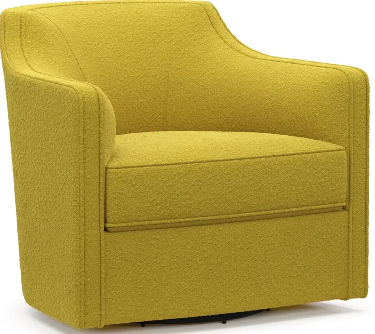 Tegan Accent Swivel Chair - Bloke Goldenrod