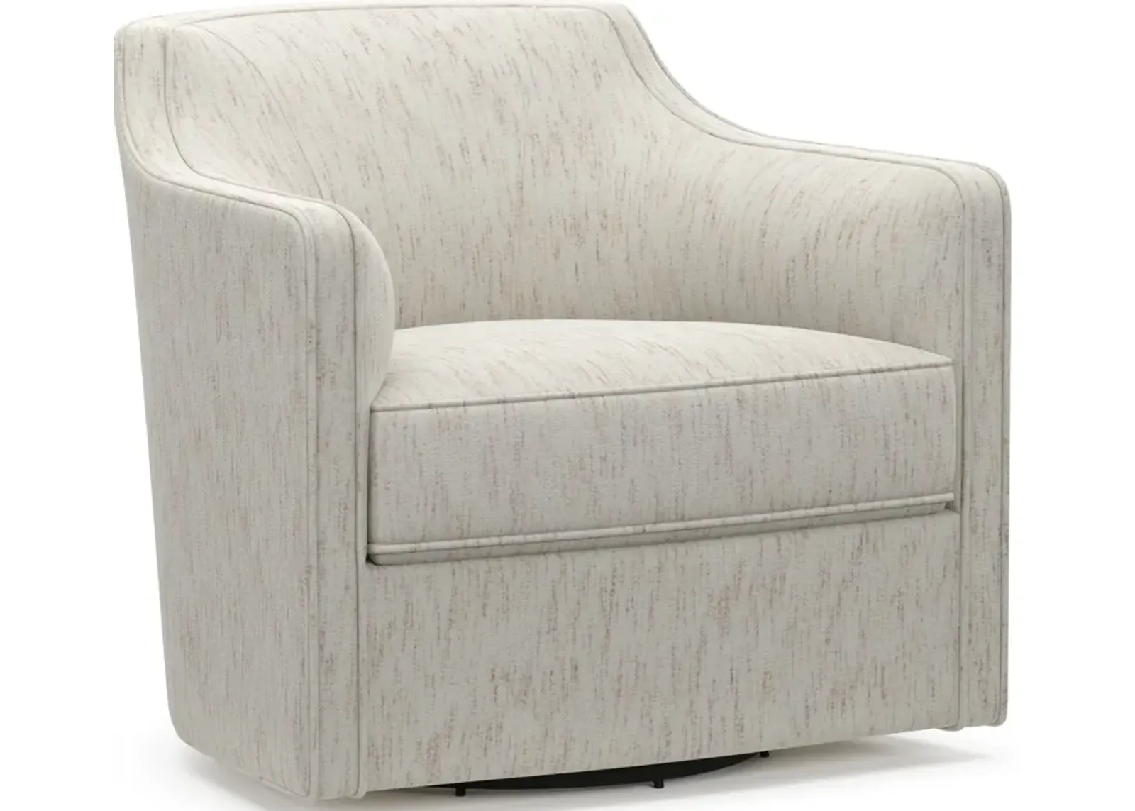 Tegan Accent Swivel Chair - P.T. Cream