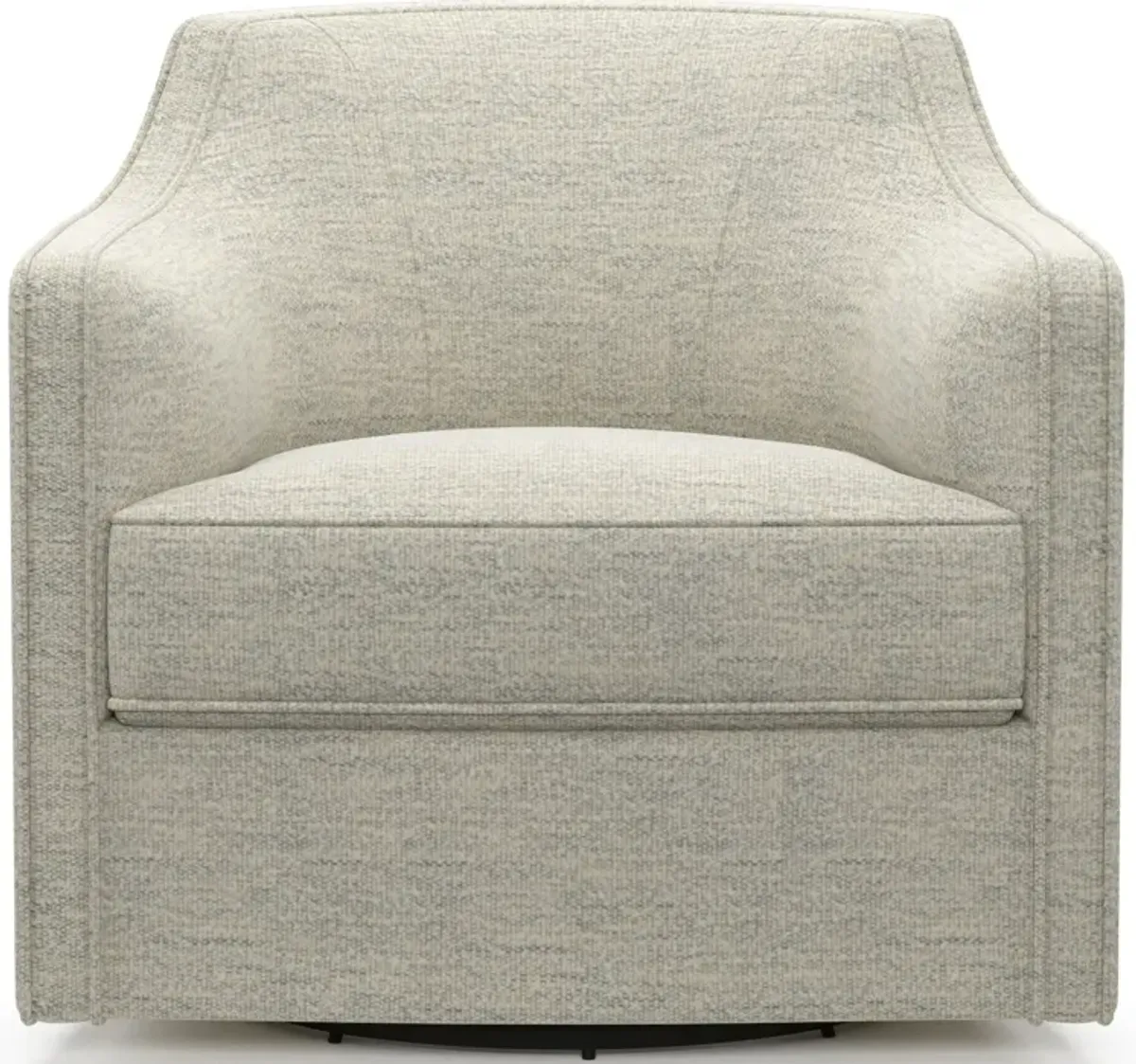 Tegan Accent Swivel Chair - Merino Chalk