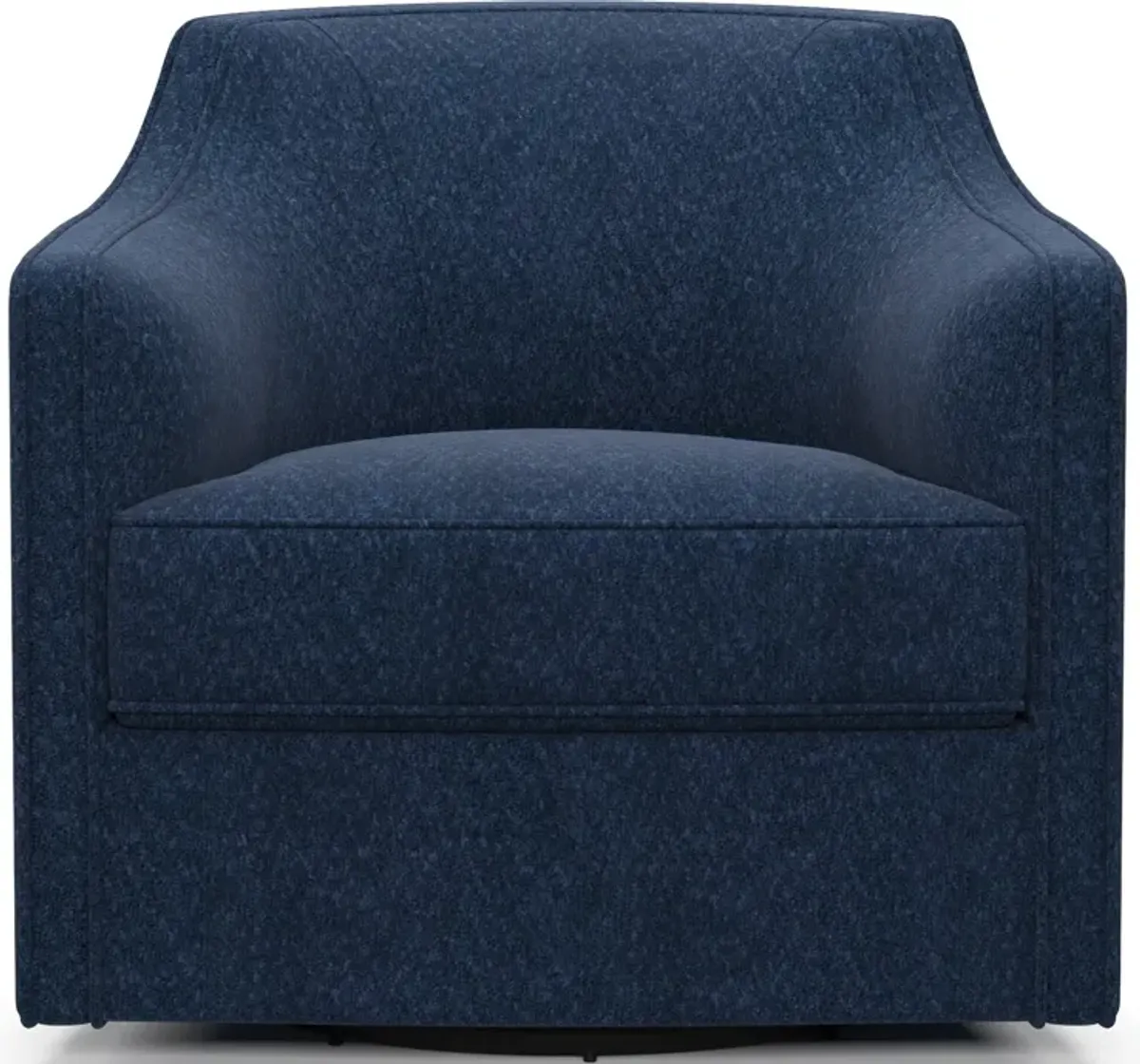 Tegan Accent Swivel Chair - Oslo Navy