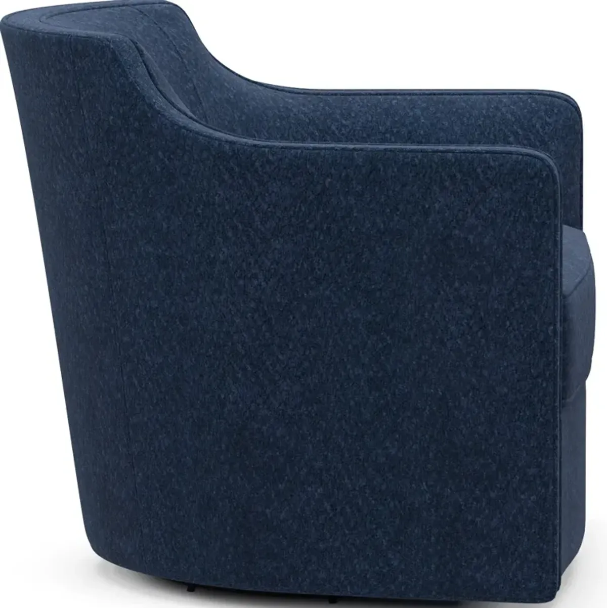 Tegan Accent Swivel Chair - Oslo Navy