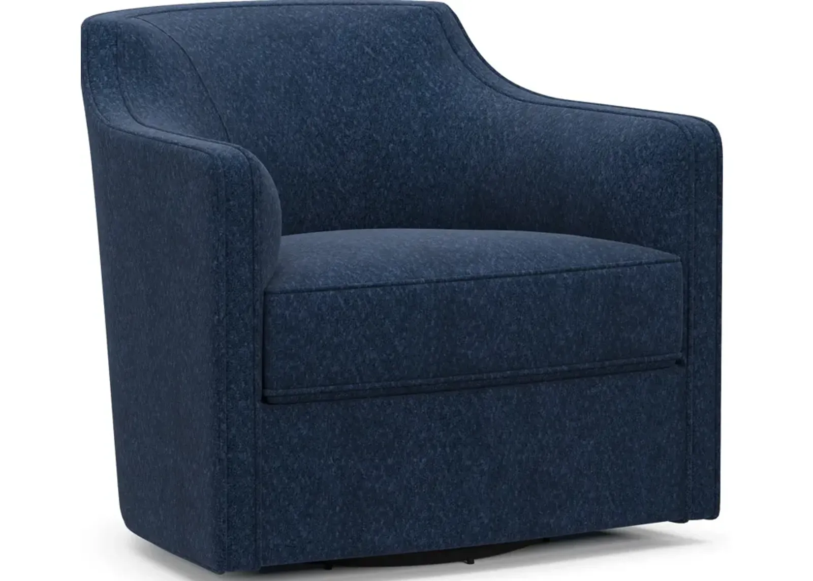 Tegan Accent Swivel Chair - Oslo Navy