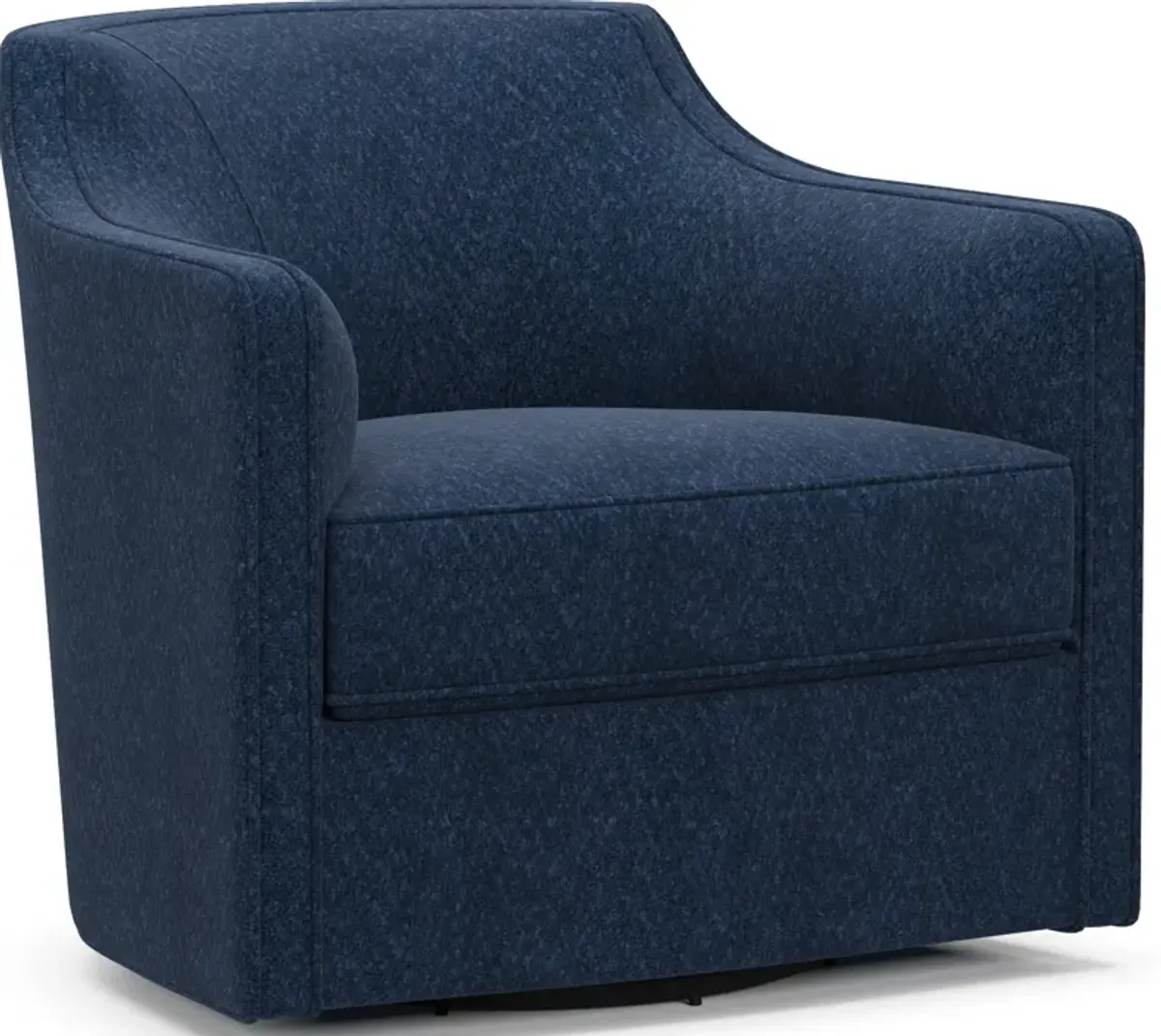 Tegan Accent Swivel Chair - Oslo Navy