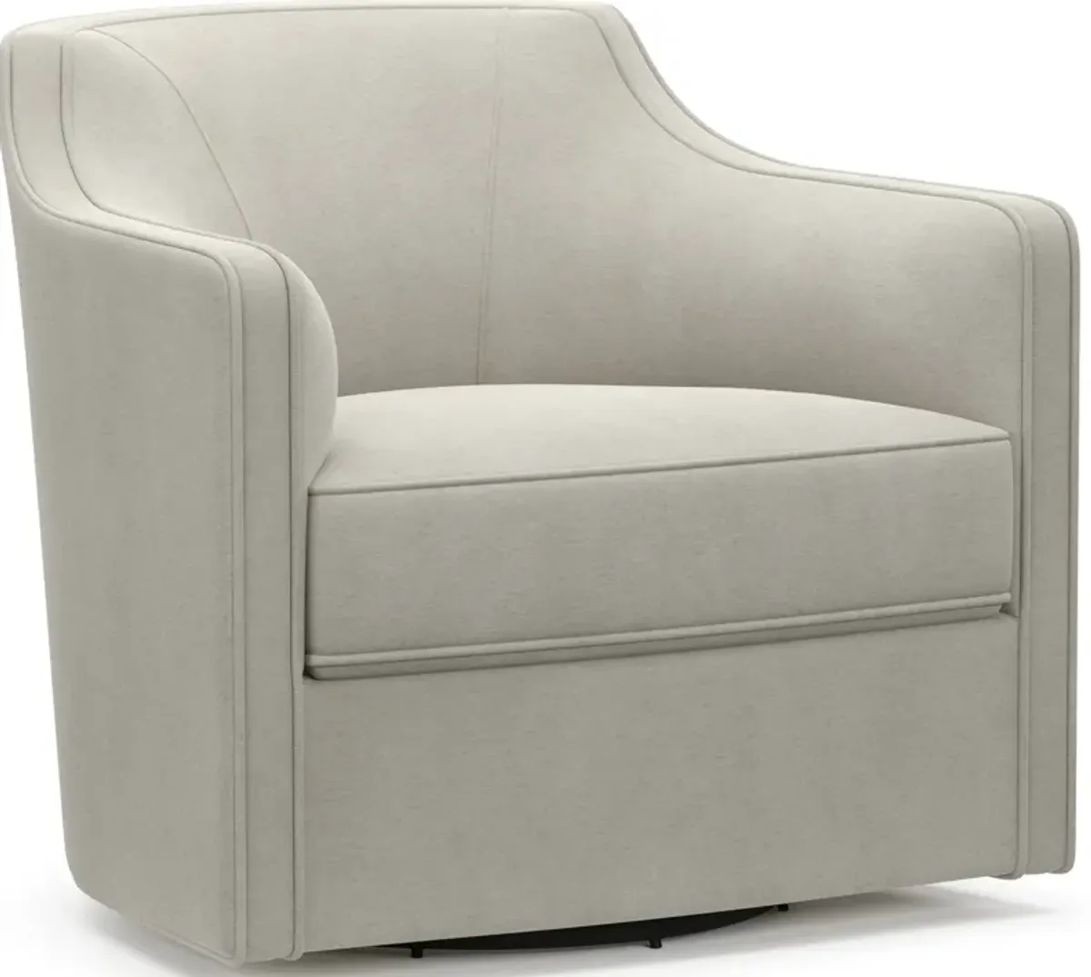 Tegan Accent Swivel Chair - Laurent Beach