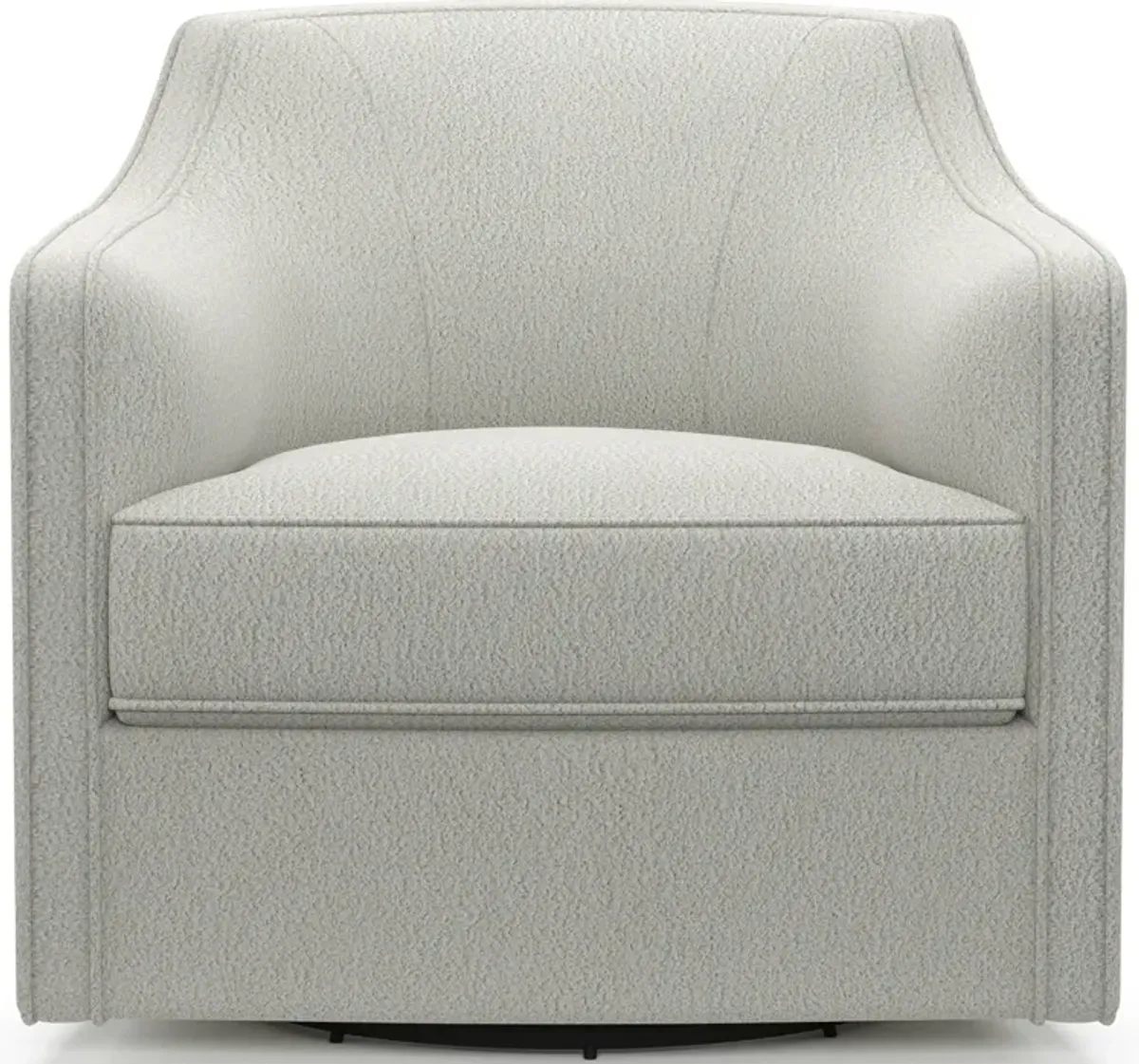 Tegan Accent Swivel Chair - Oslo Snow