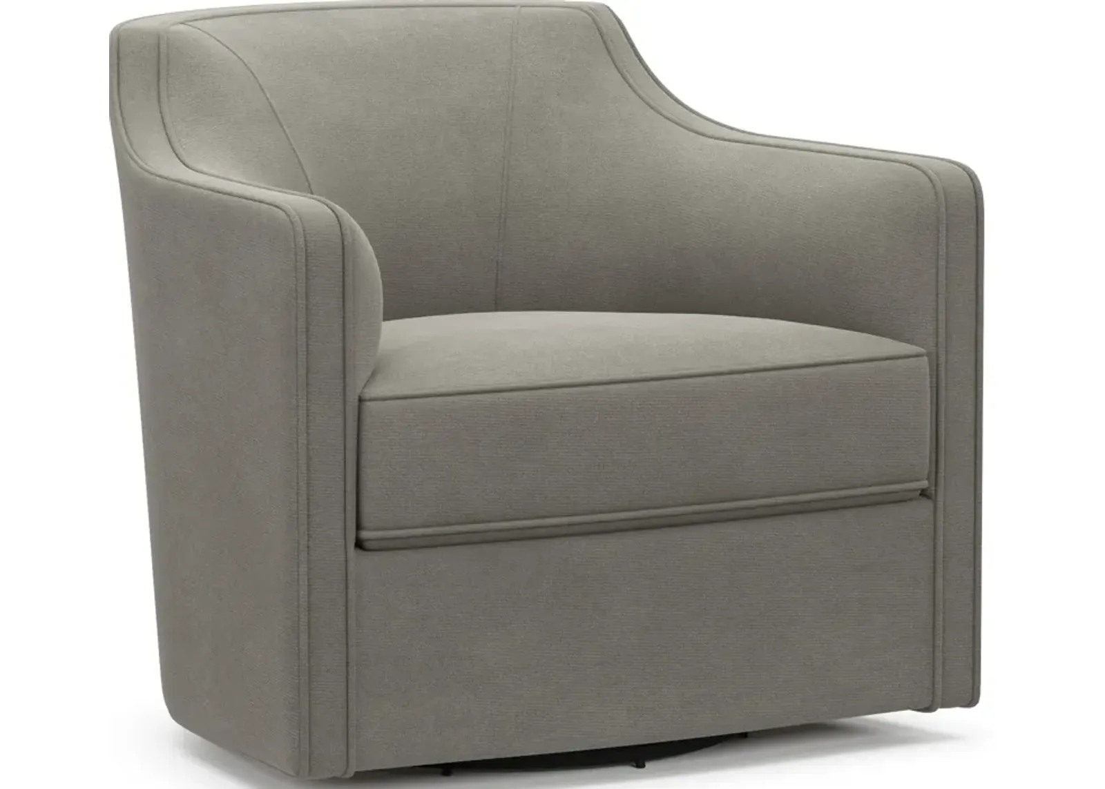 Tegan Accent Swivel Chair - Abington Fog