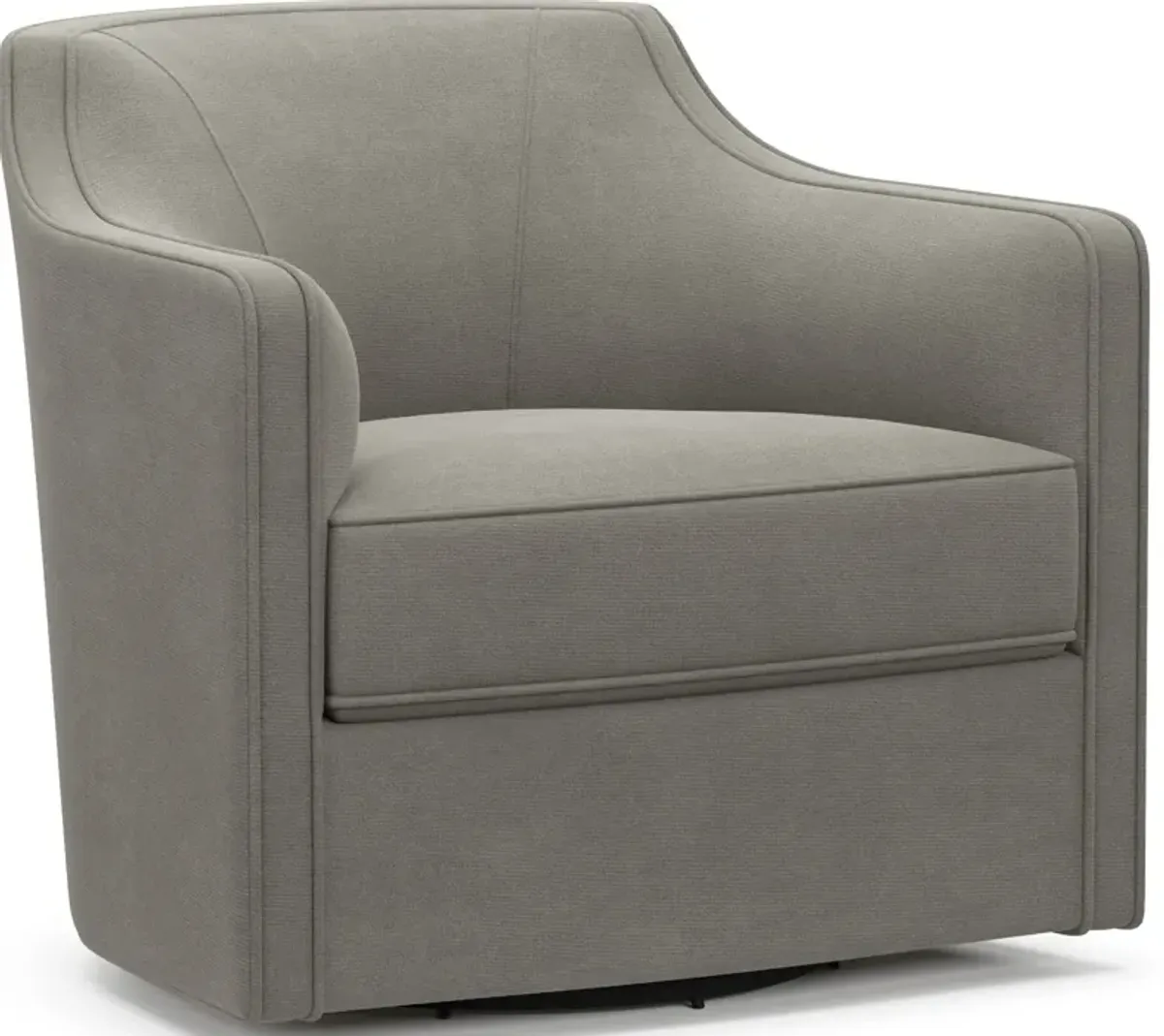 Tegan Accent Swivel Chair - Abington Fog