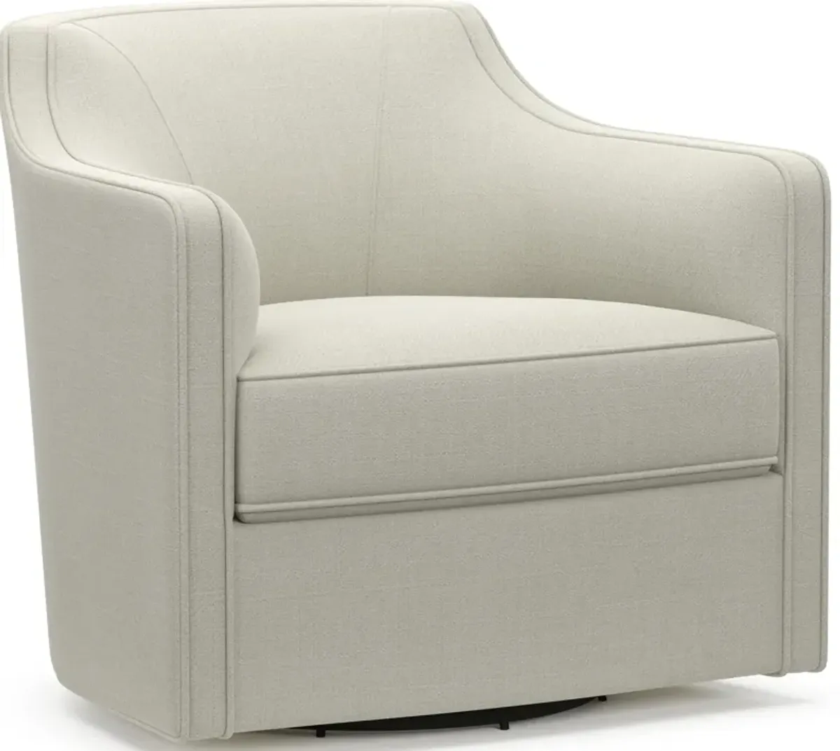 Tegan Accent Swivel Chair - Anders Ivory