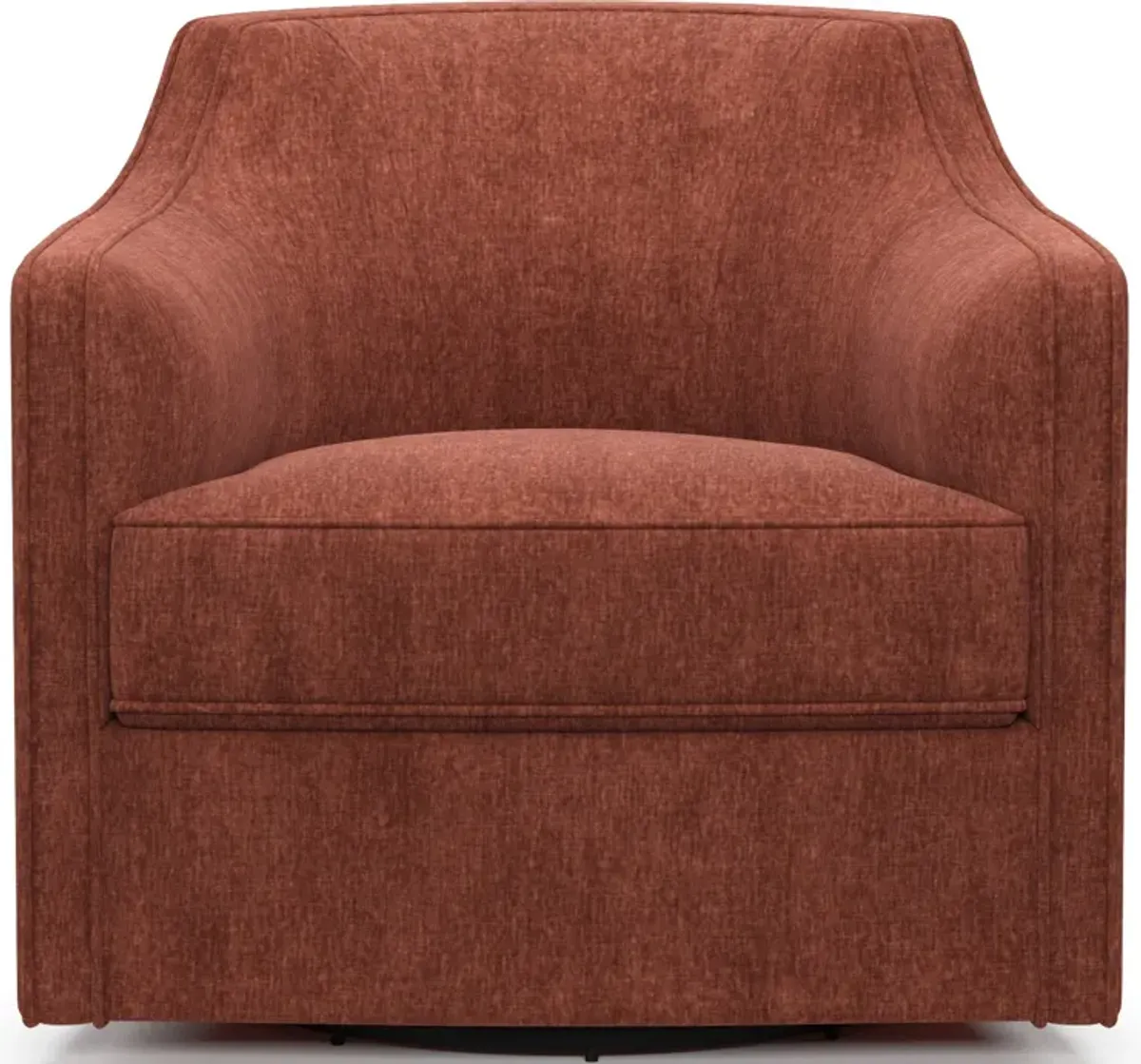 Tegan Accent Swivel Chair - Contessa Paprika