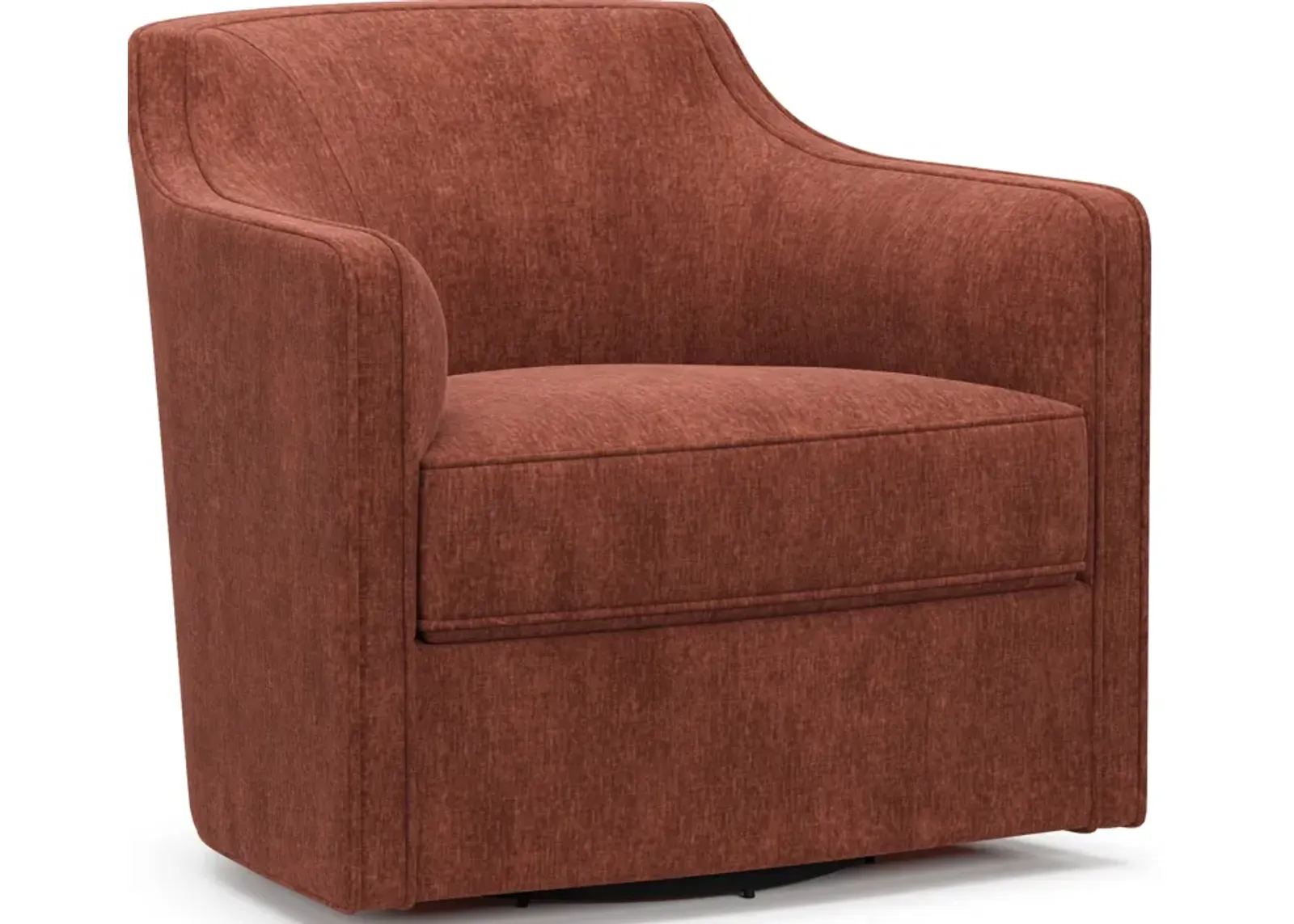 Tegan Accent Swivel Chair - Contessa Paprika