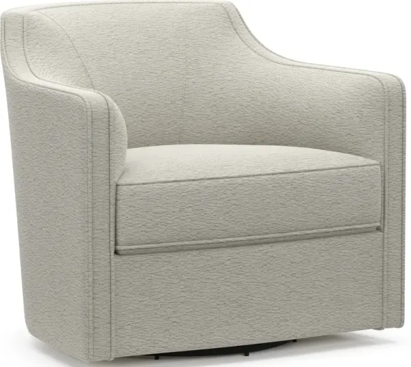 Tegan Accent Swivel Chair - Everton Grey