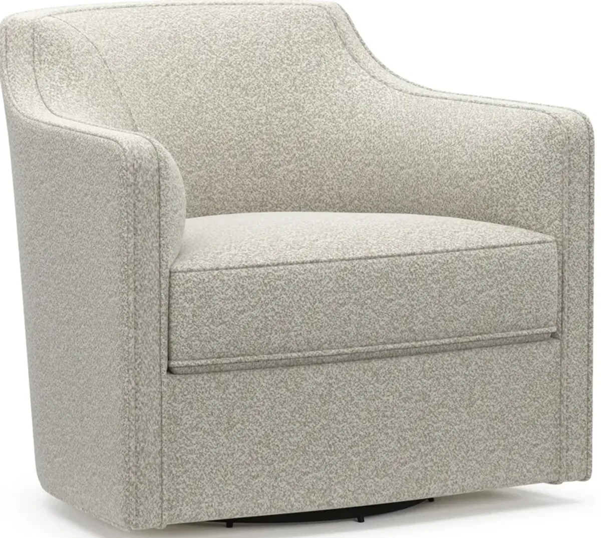 Tegan Accent Swivel Chair - Muse Stone