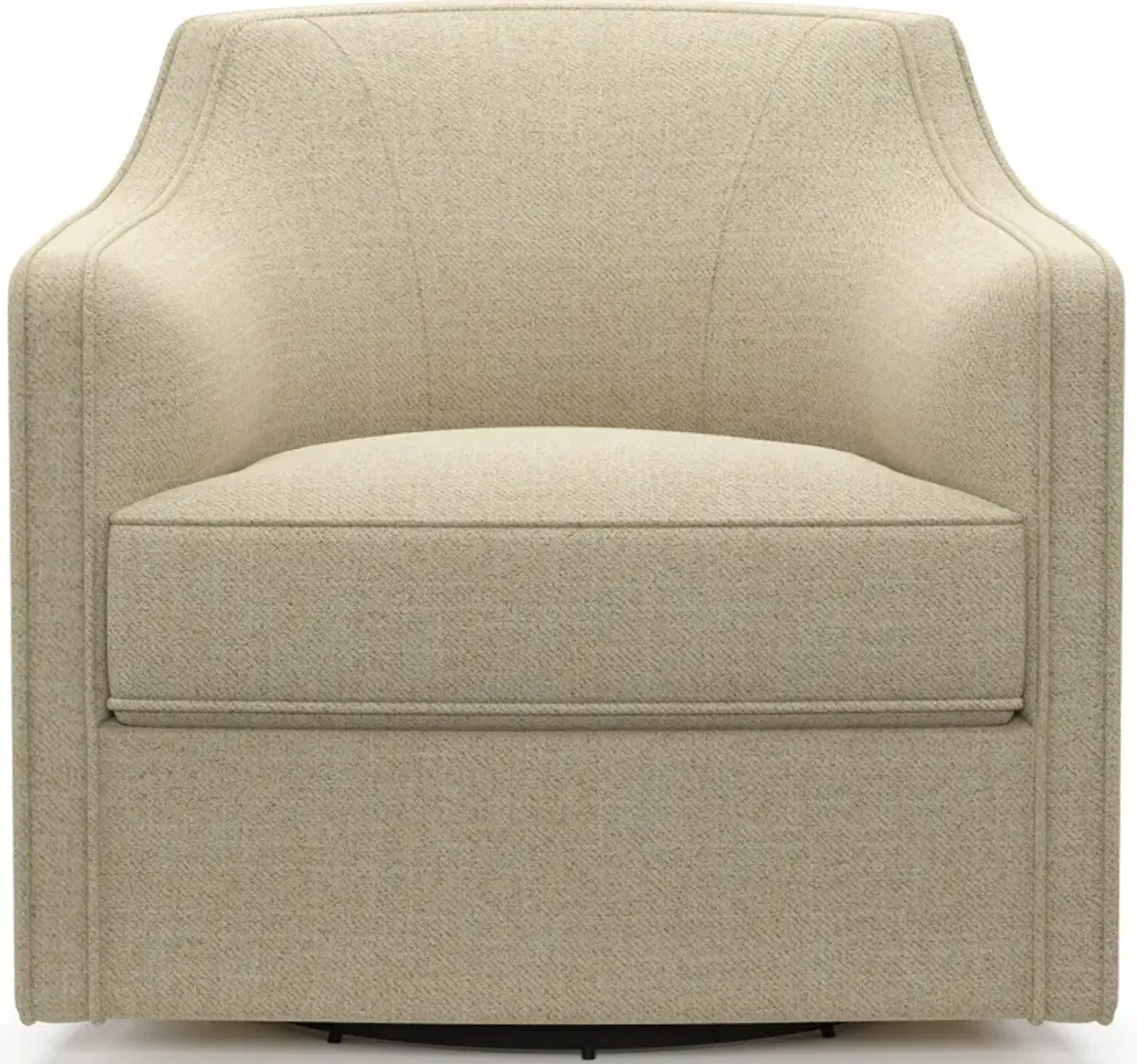 Tegan Accent Swivel Chair - Broderick Sand