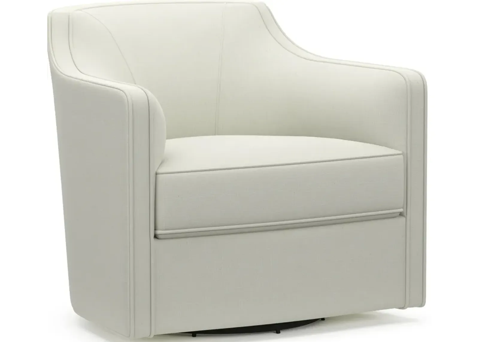 Tegan Accent Swivel Chair - Liv Arctic