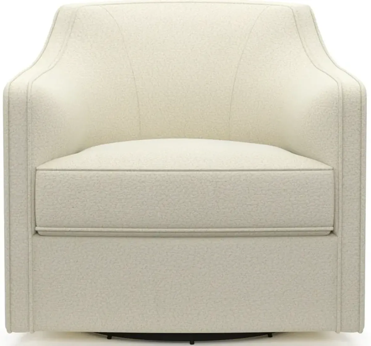 Tegan Accent Swivel Chair - Fincher Ivory