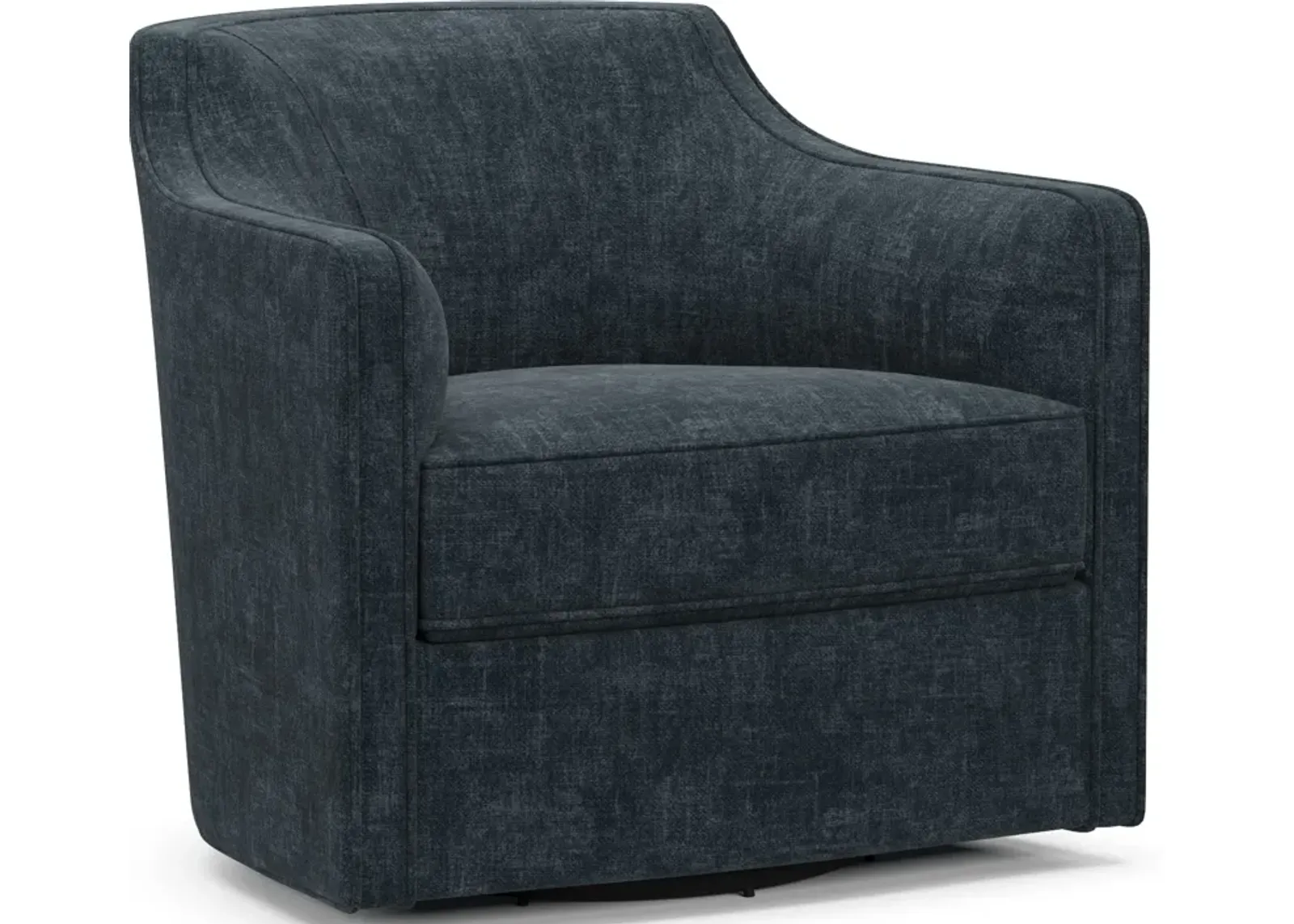 Tegan Accent Swivel Chair - Argo Navy