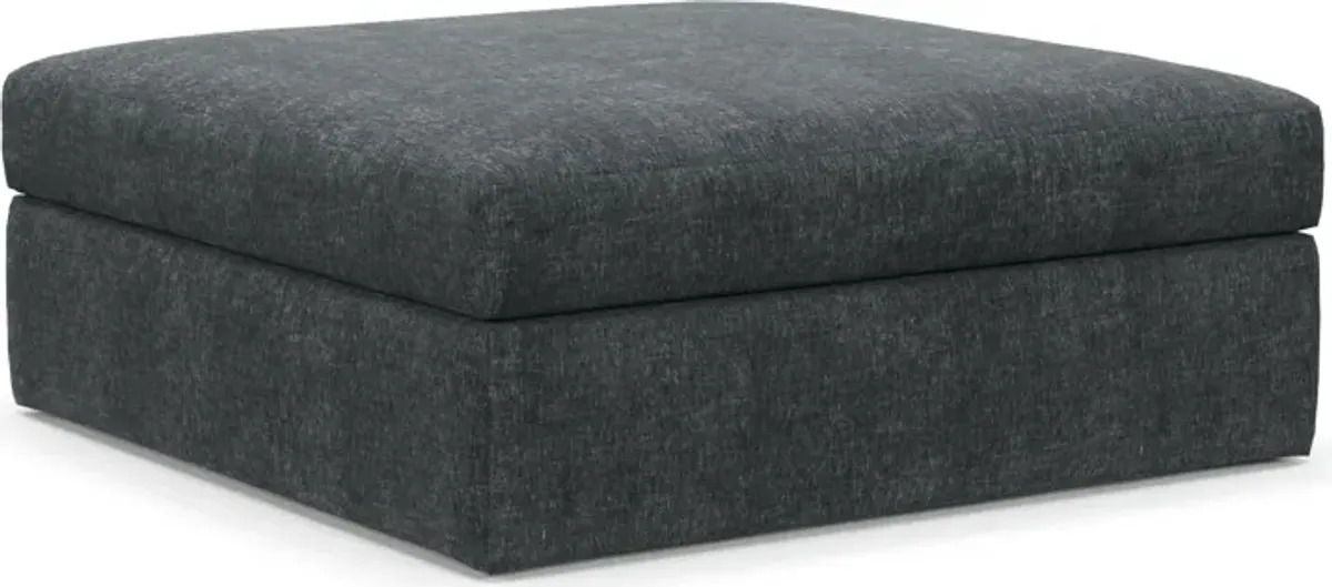 Collin Foam Comfort Ottoman - Contessa Shadow