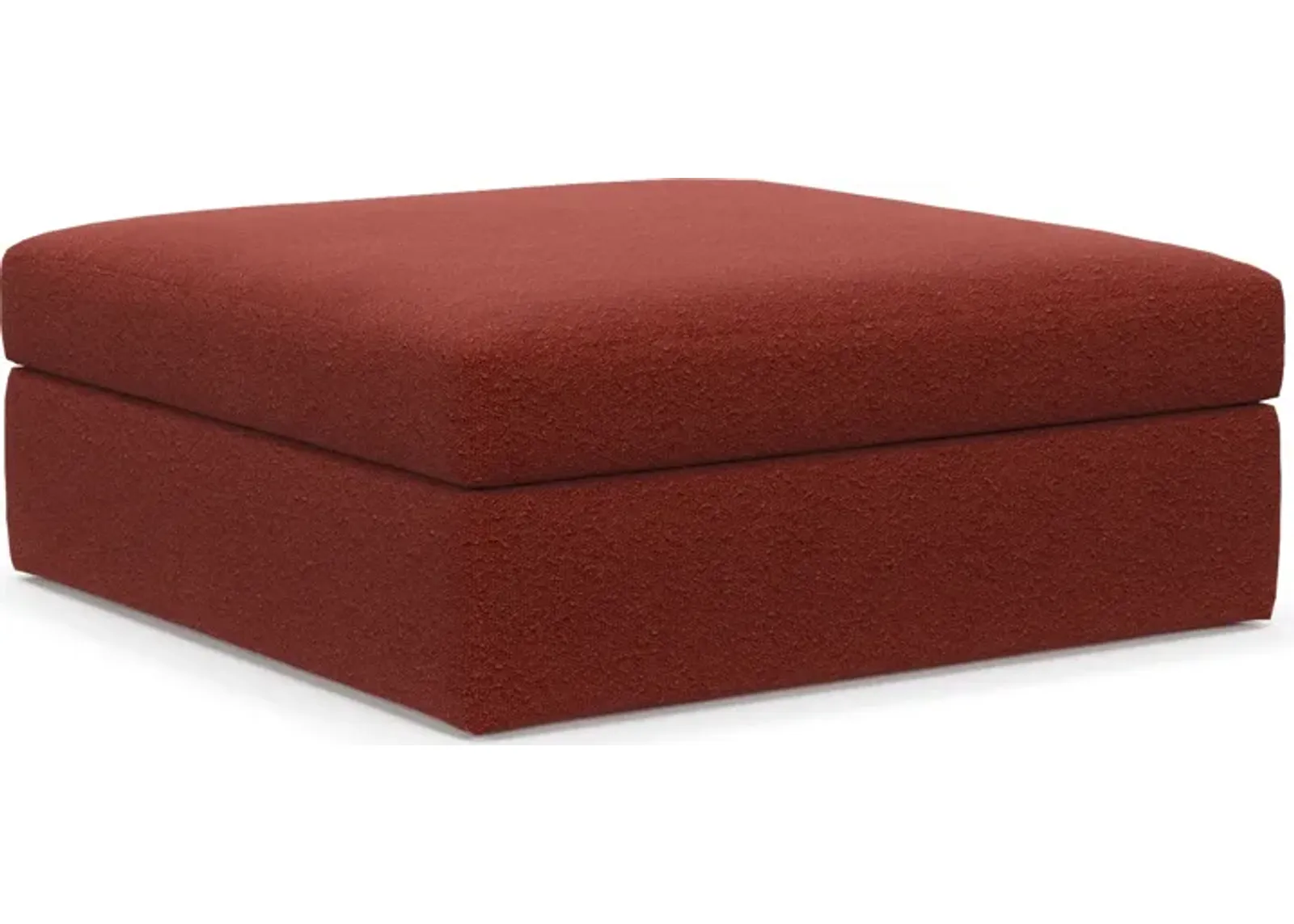 Collin Foam Comfort Ottoman - Bloke Brick