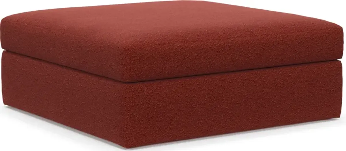 Collin Foam Comfort Ottoman - Bloke Brick