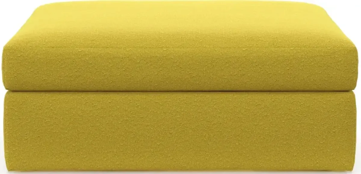 Collin Foam Comfort Ottoman - Bloke Goldenrod