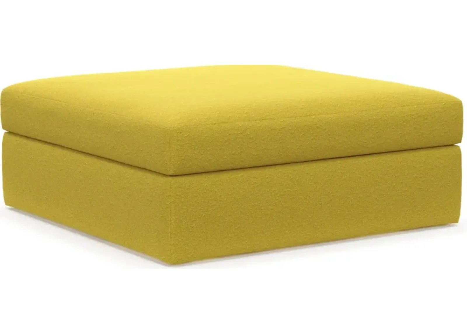 Collin Foam Comfort Ottoman - Bloke Goldenrod