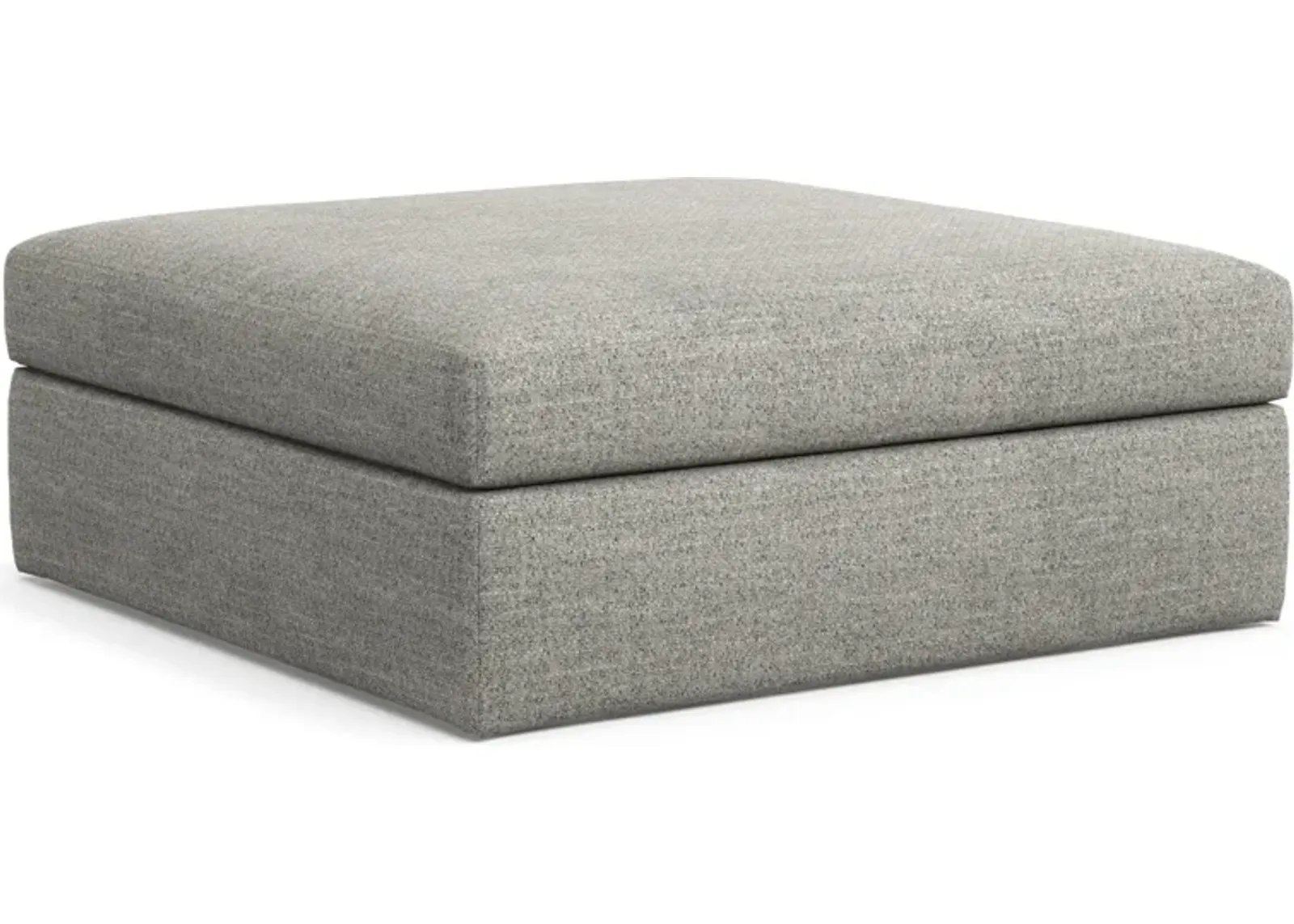 Collin Foam Comfort Ottoman - Pandora Pepper